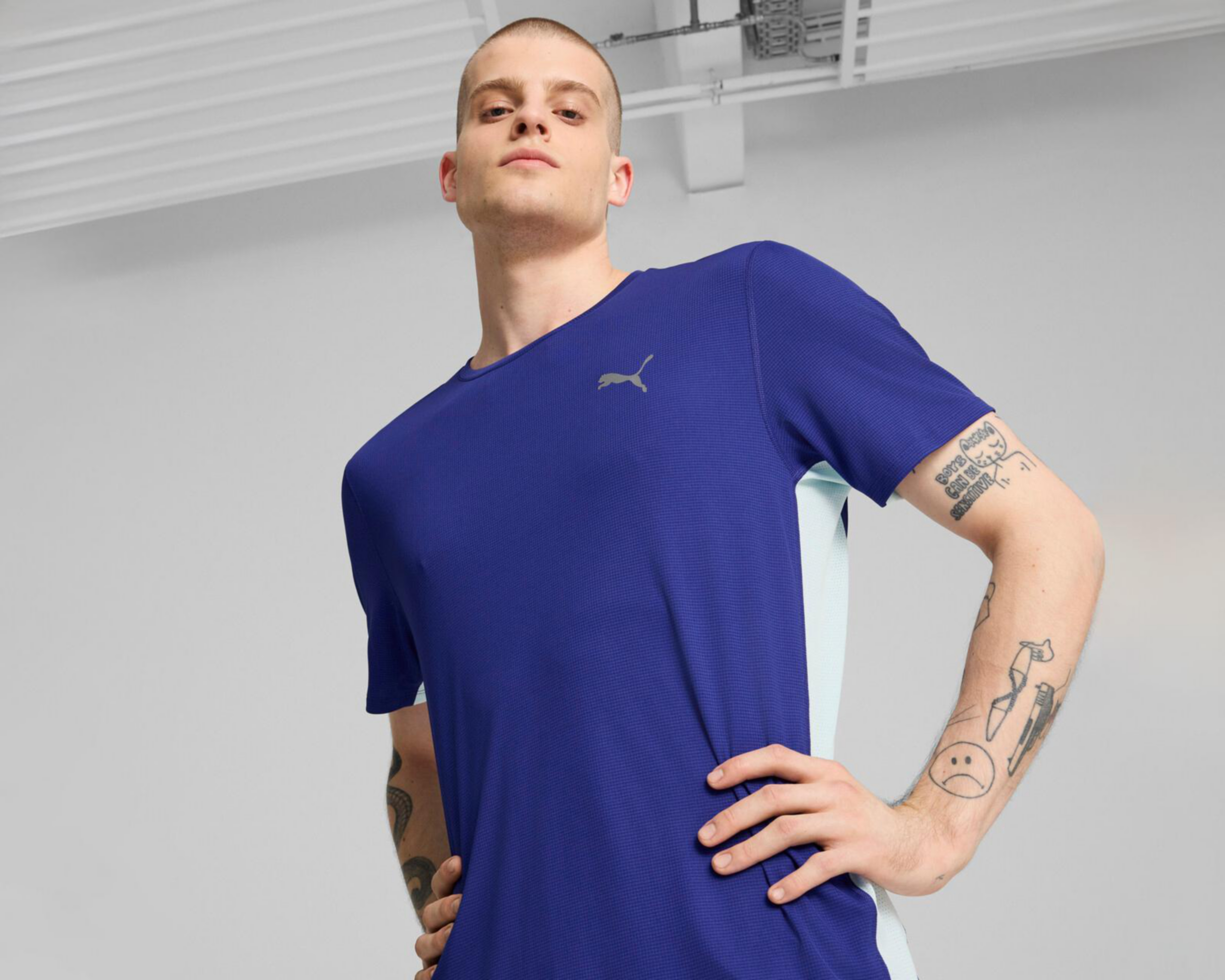 Foto 3 | Playera de Entrenamiento Puma Run Favorite Velocity para Hombre