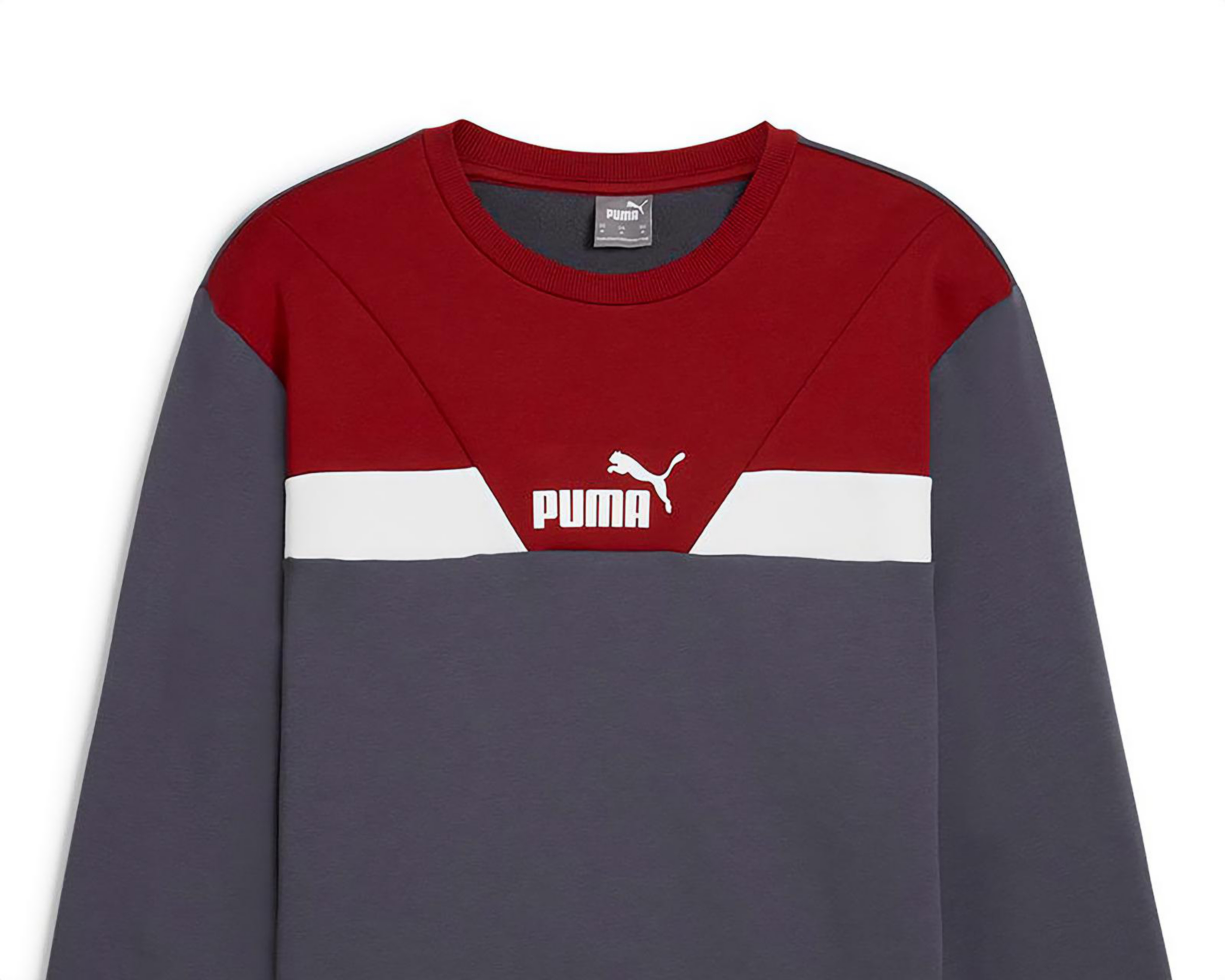 Foto 4 pulgar | Sudadera Puma Power Colorblock Crew FL