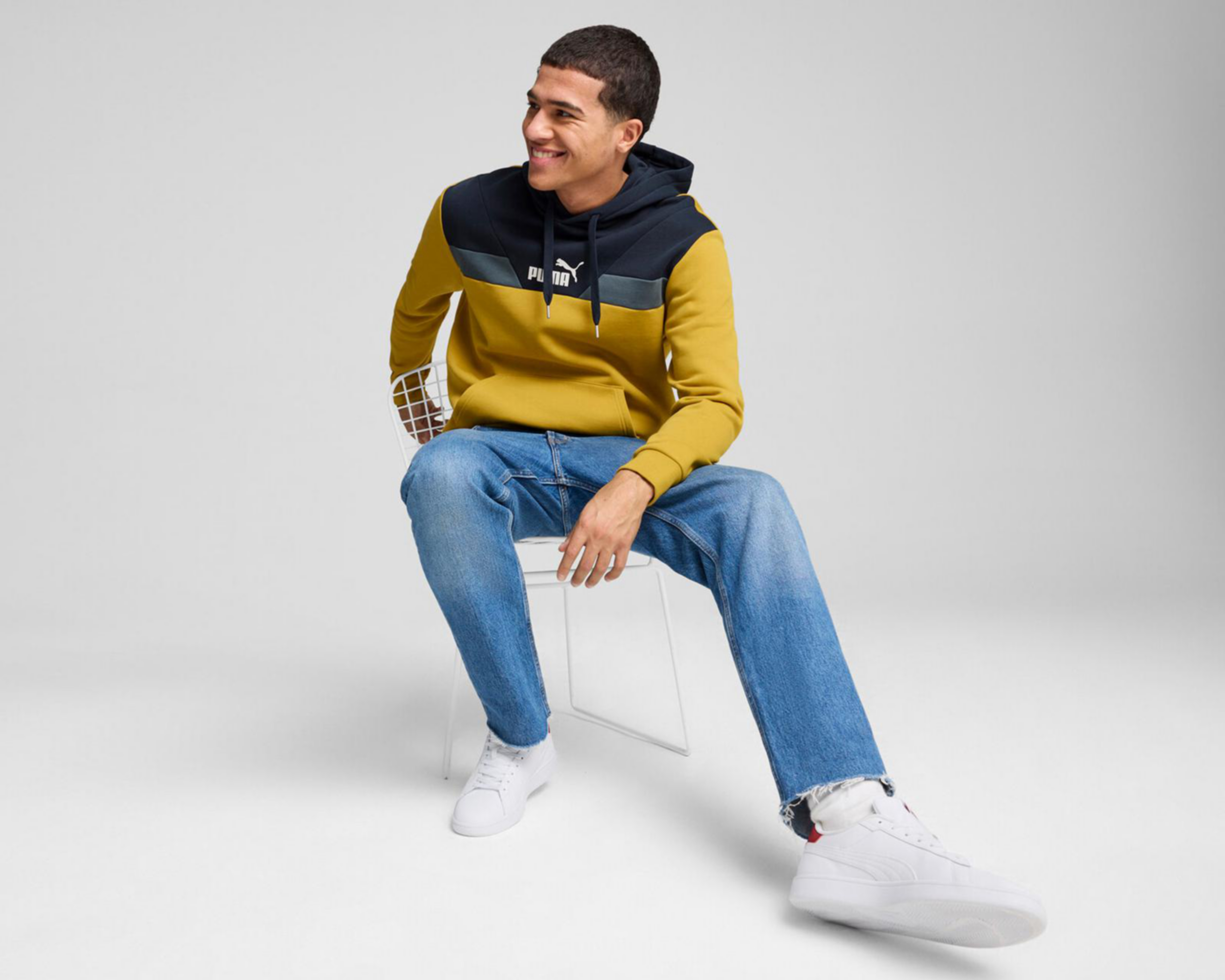 Foto 8 pulgar | Sudadera Puma Power Colorblock Hoodie para Hombre