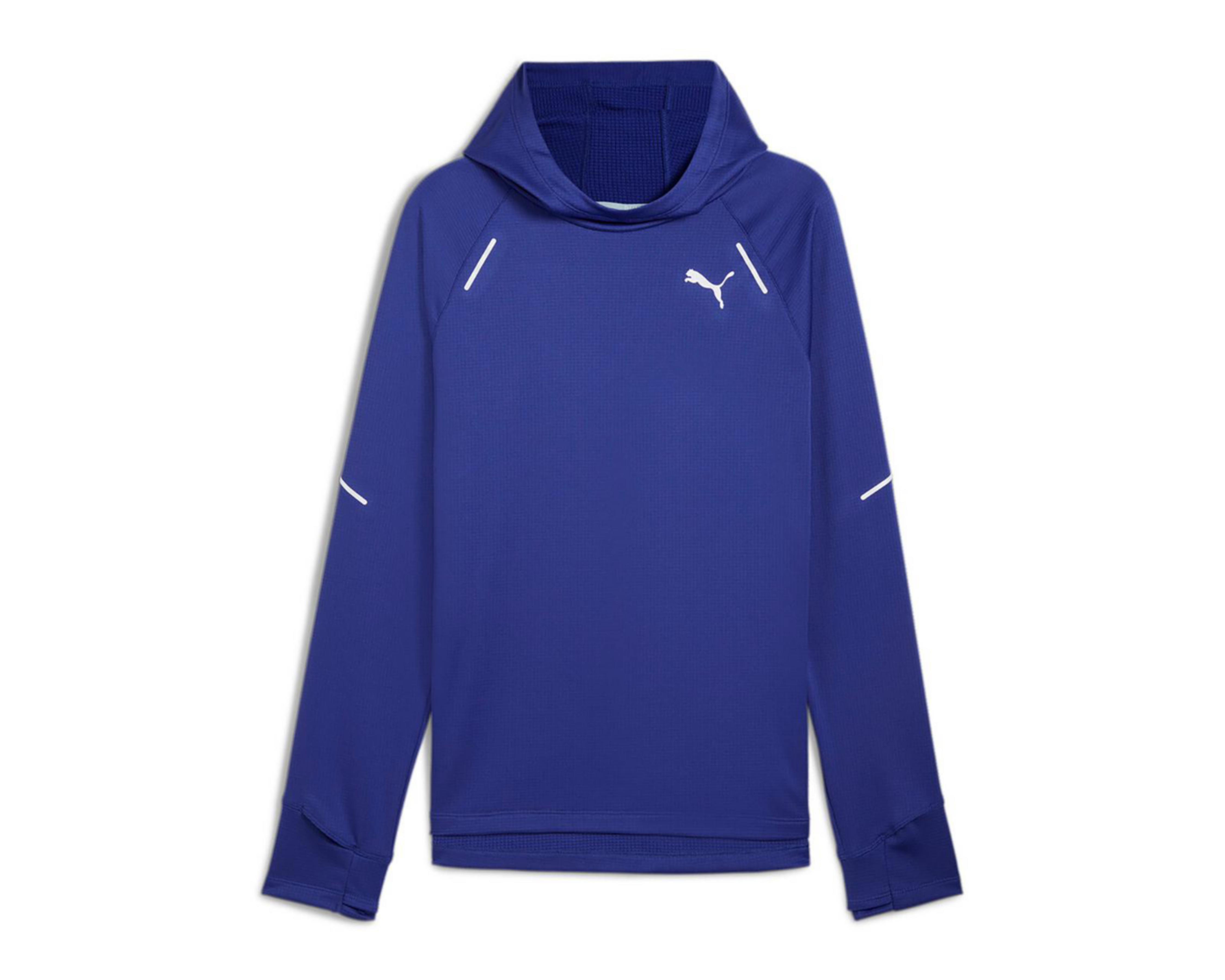 Foto 2 pulgar | Sudadera Puma Run Grid Fleece Hoodie de Entrenamiento para Hombre