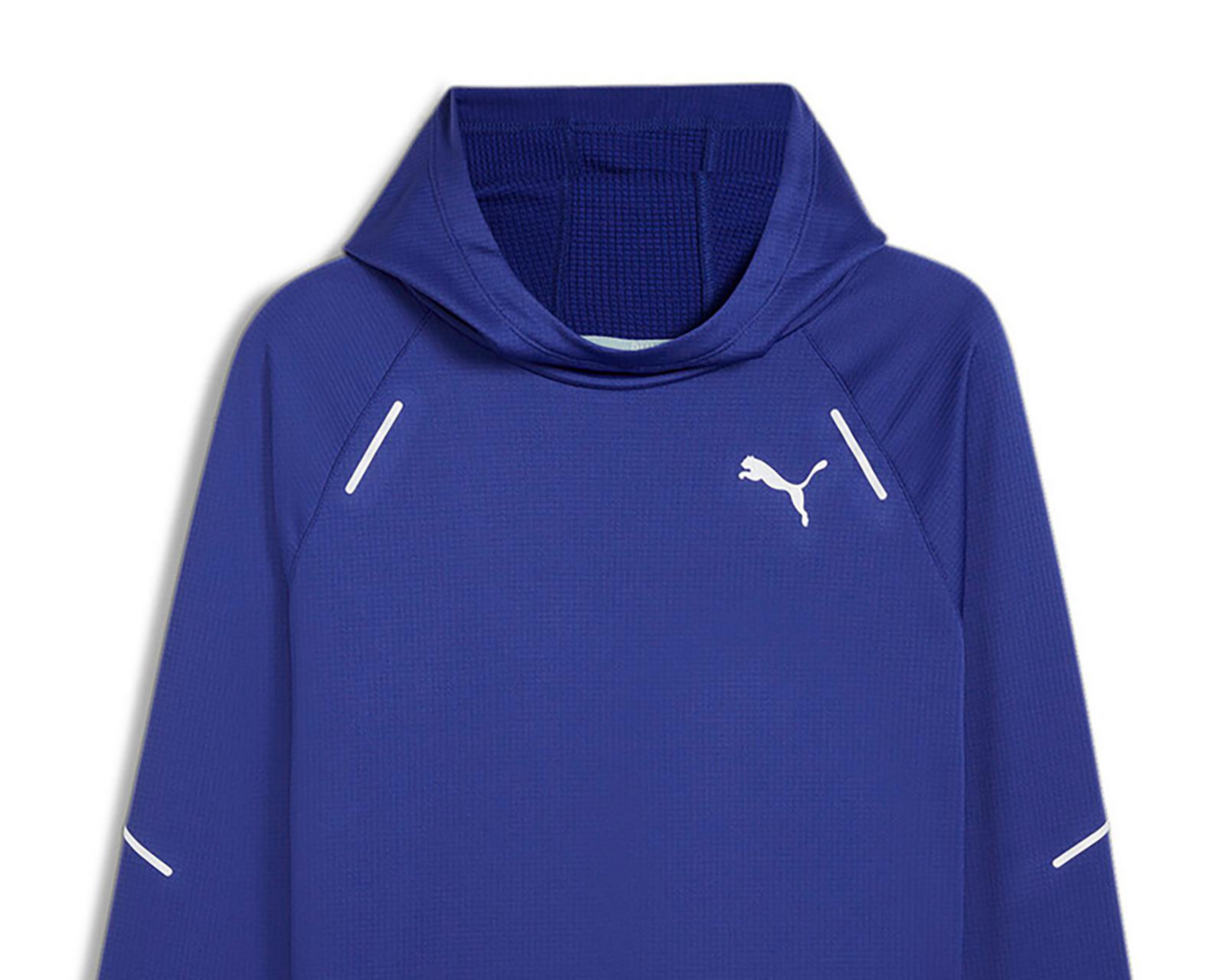 Foto 4 pulgar | Sudadera Puma Run Grid Fleece Hoodie de Entrenamiento para Hombre