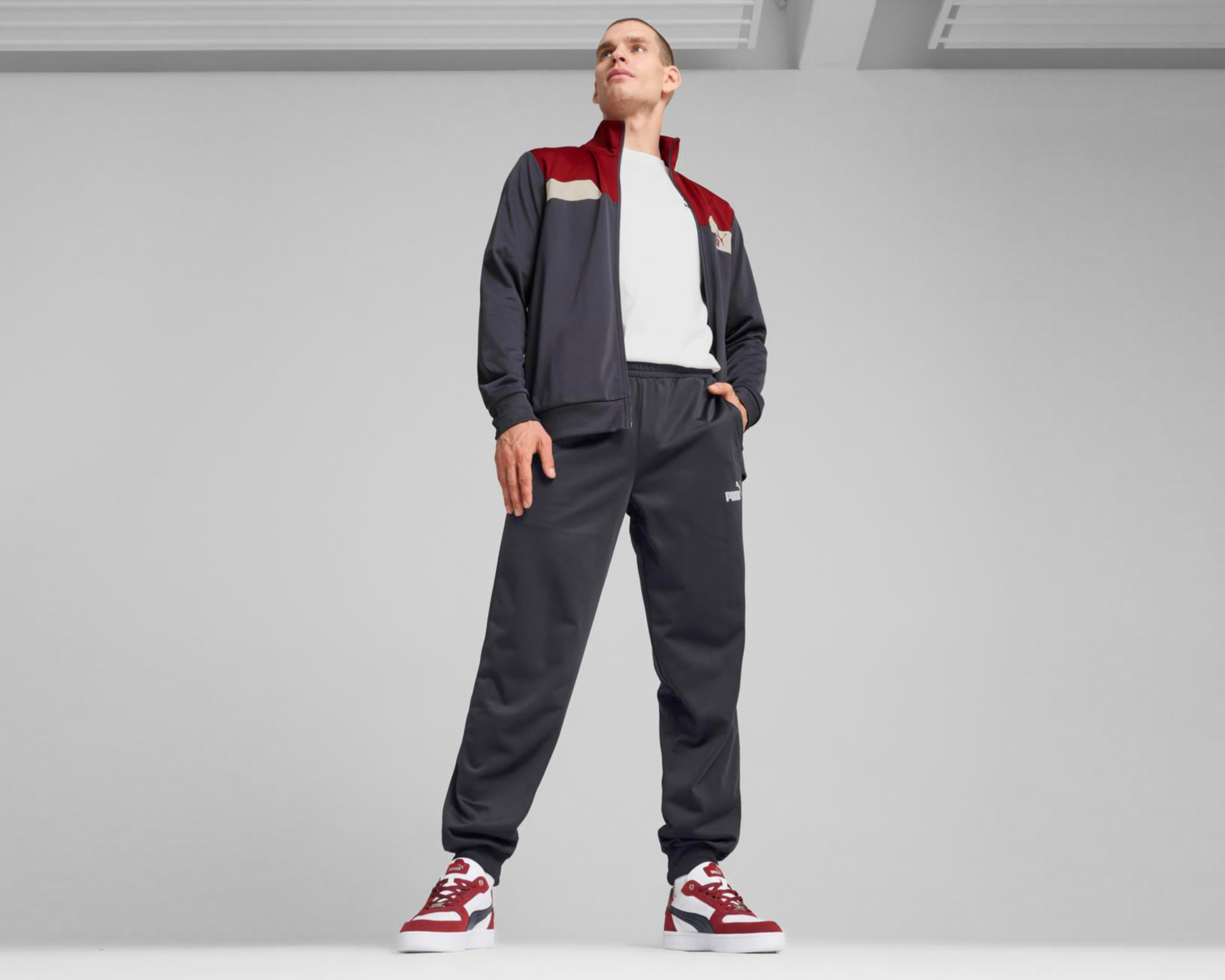 Foto 3 | Pants y Chamarra Puma para Hombre