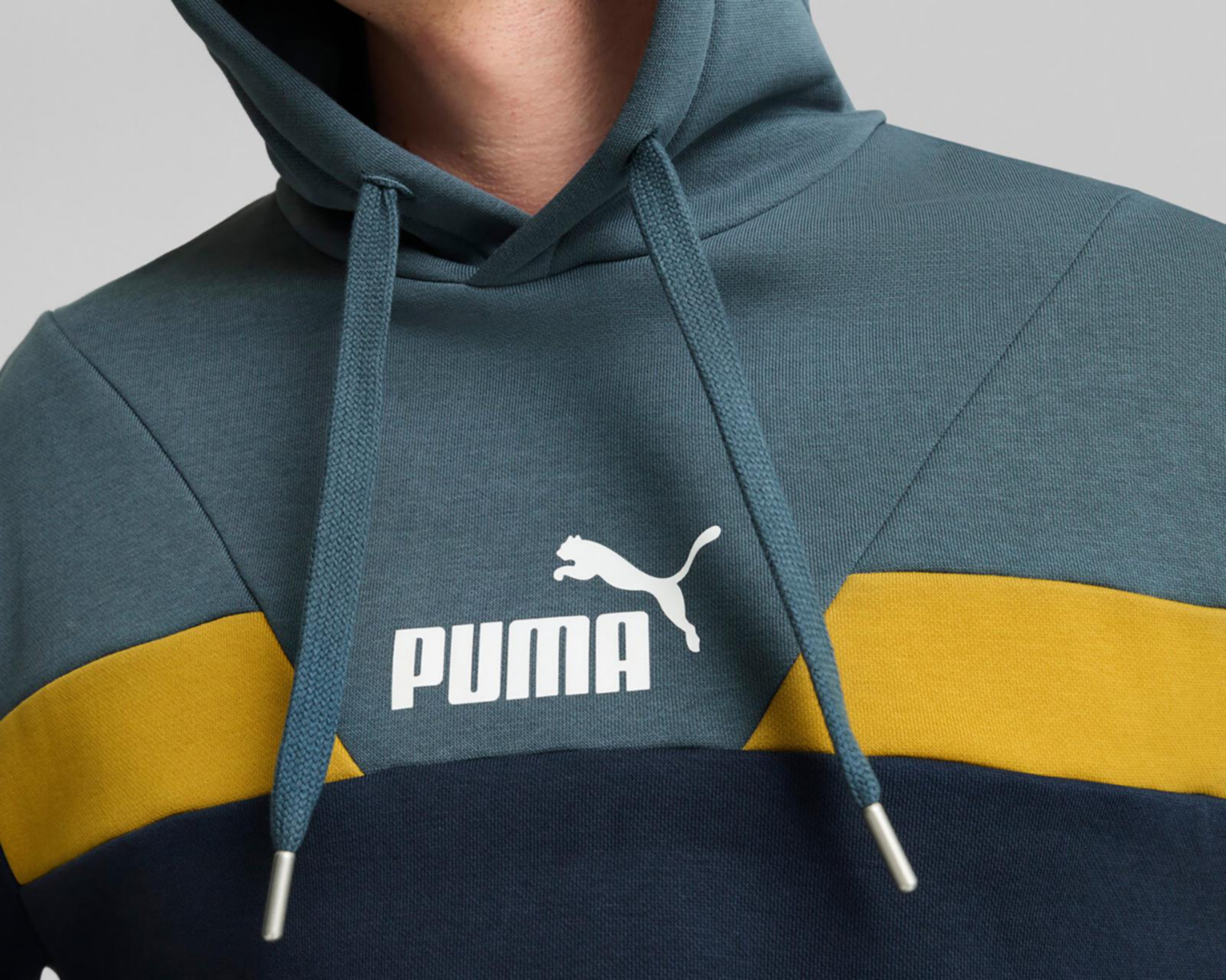 Foto 6 pulgar | Sudadera Puma Power Colorblock Hoodie para Hombre