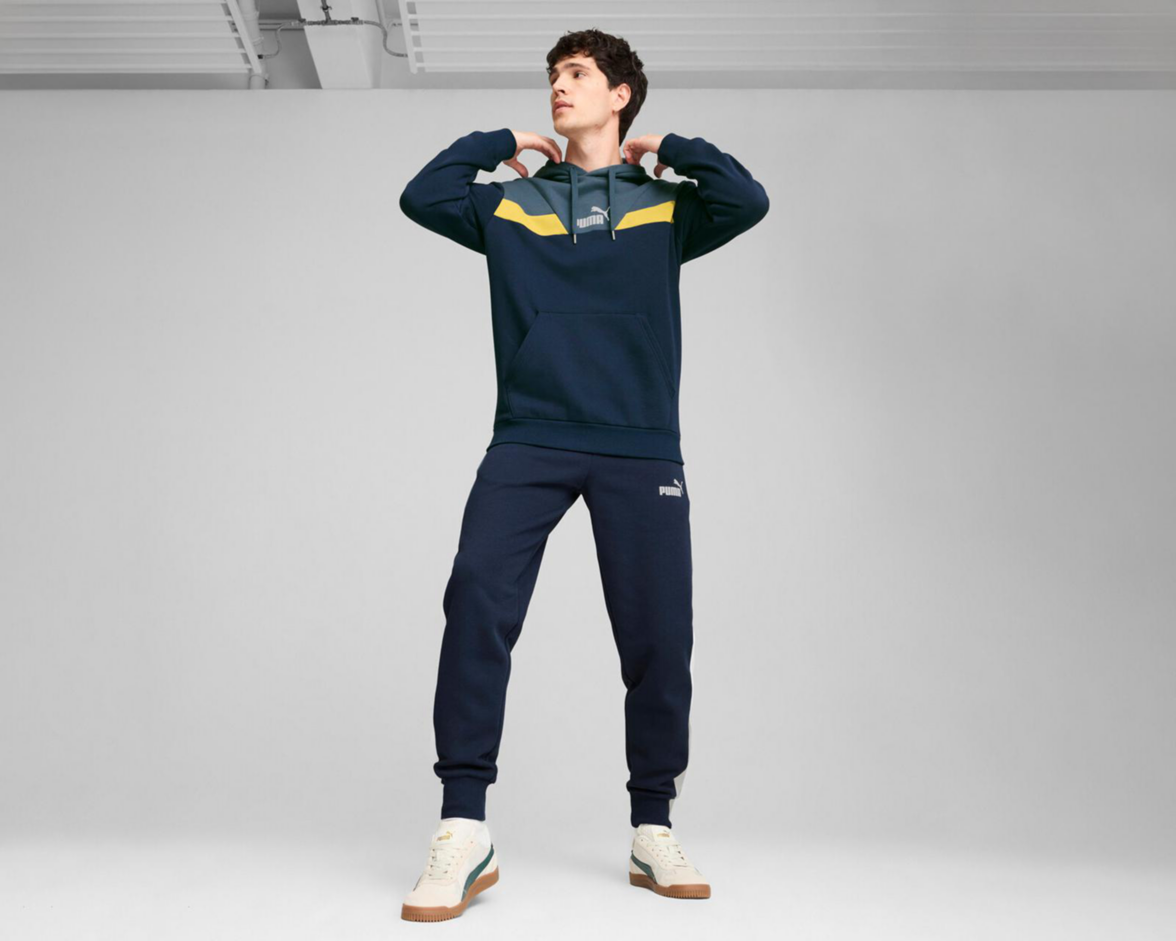 Foto 8 pulgar | Sudadera Puma Power Colorblock Hoodie para Hombre