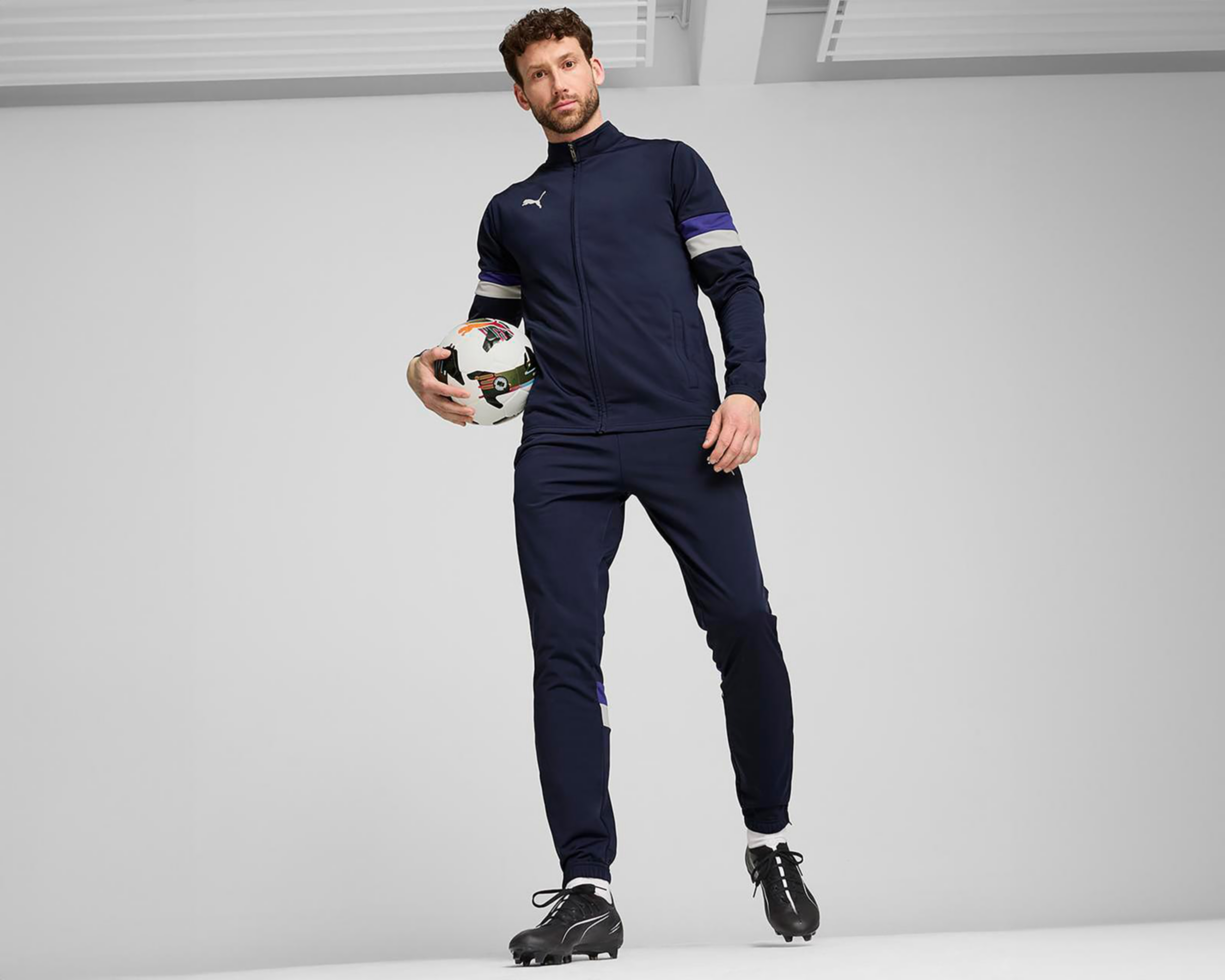 Foto 5 | Pants y Chamarra Puma Drycell IndividualRISE de Futbol para Hombre