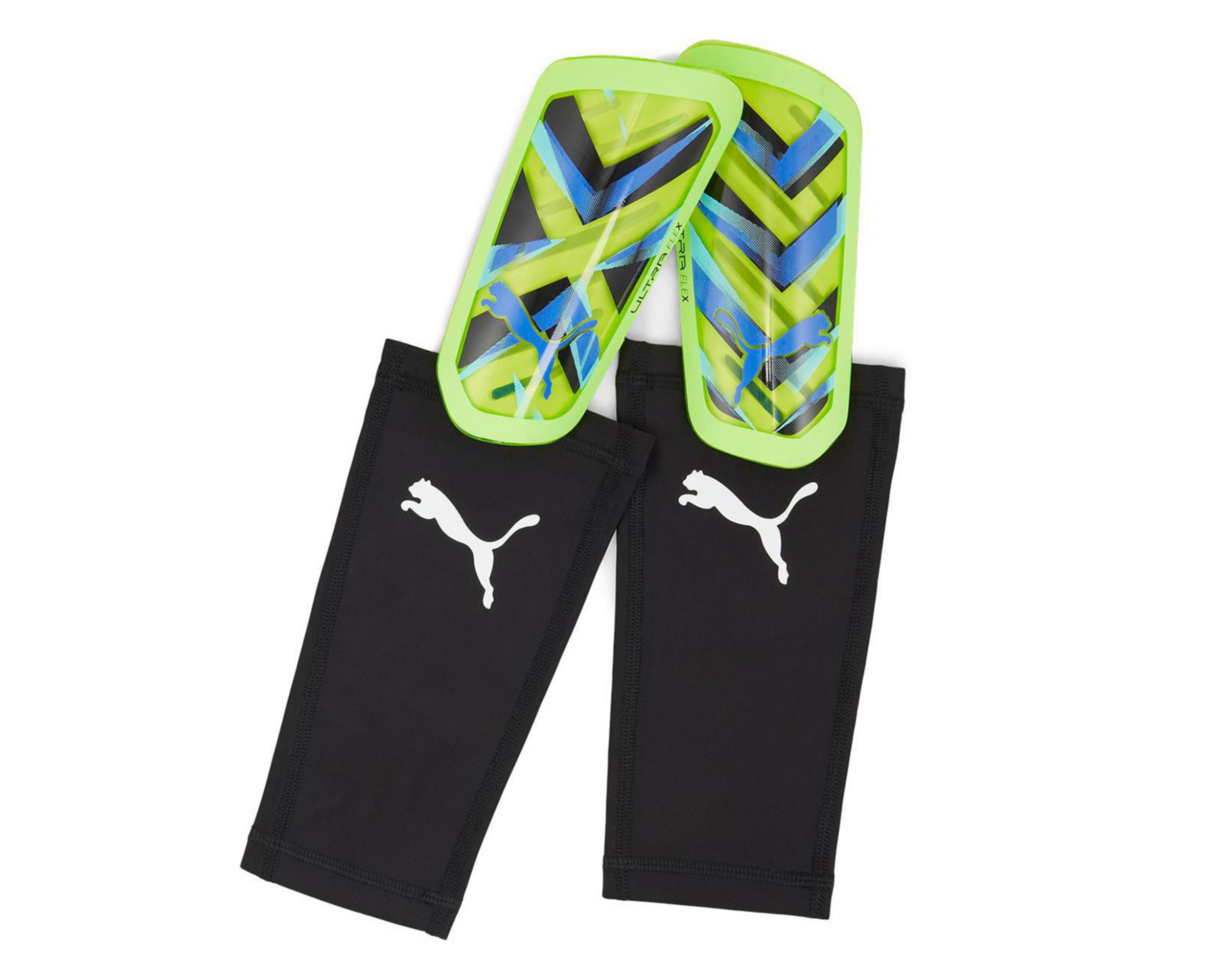 Foto 2 pulgar | Espinilleras para Futbol Puma Ultra Flex Sleeve Verde