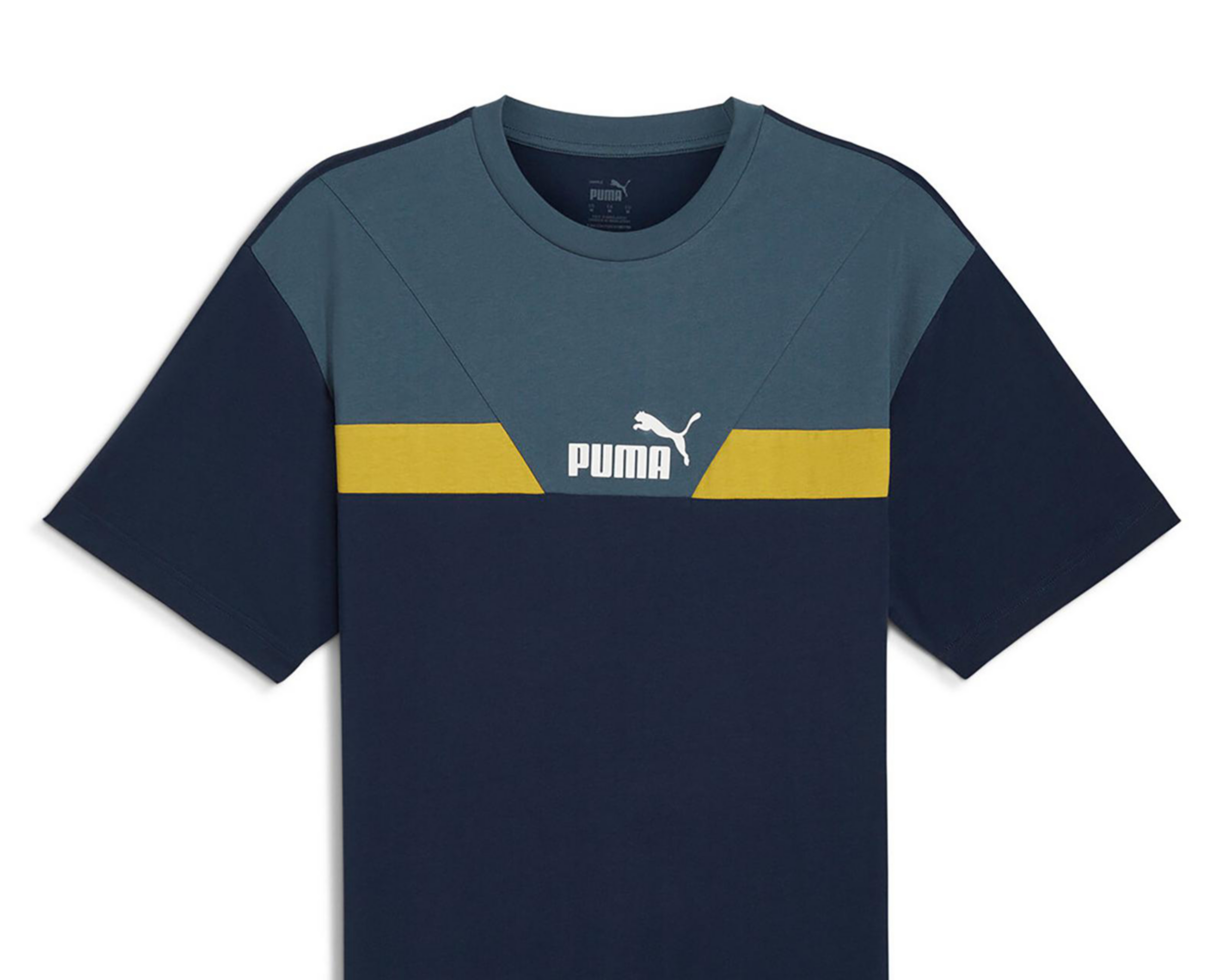 Foto 4 pulgar | Playera Puma POWER Colorblock para Hombre