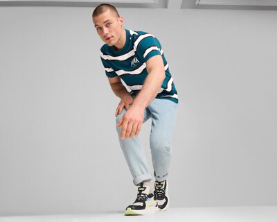Foto 5 | Playera Puma SQUAD Stripe AOP para Hombre