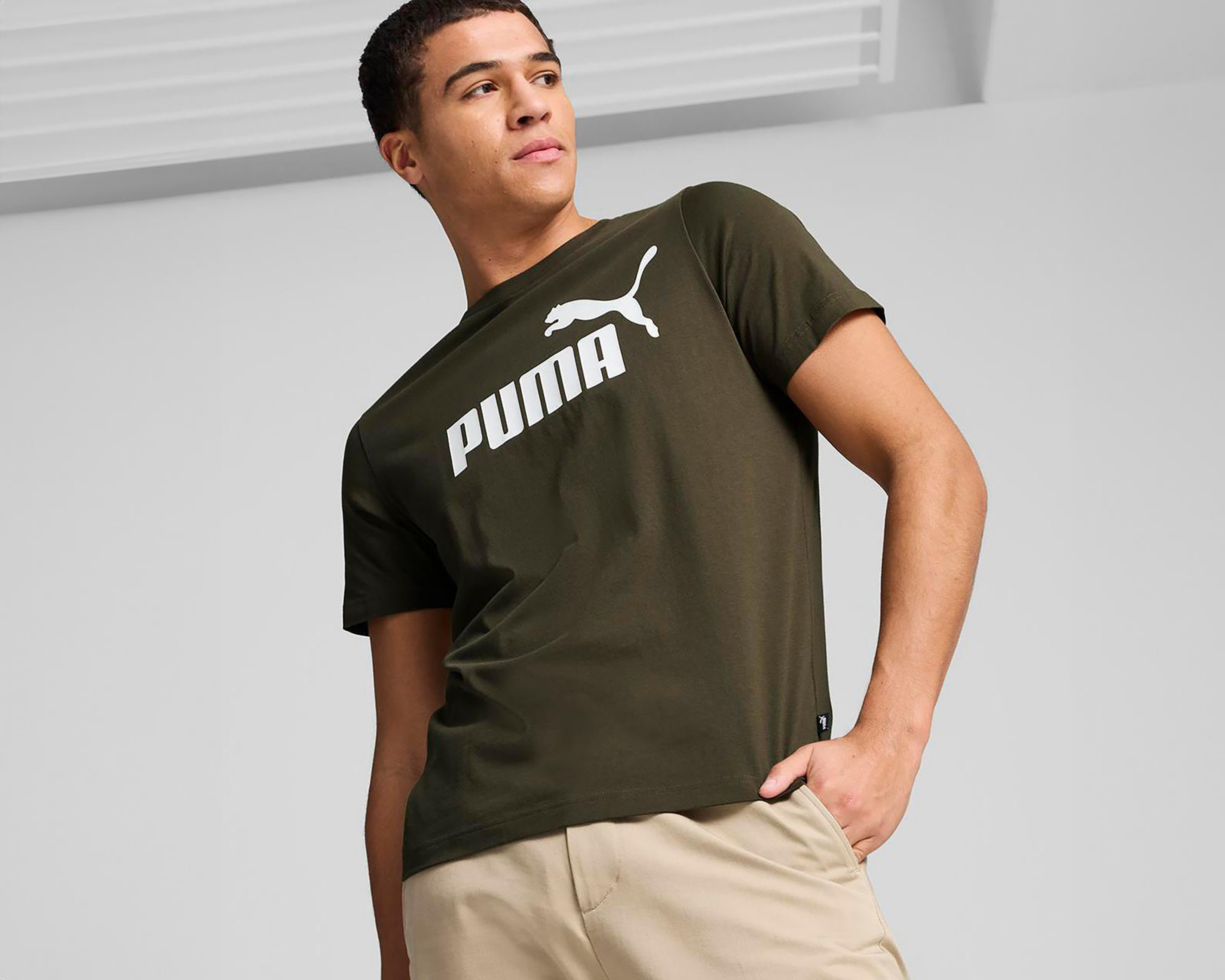 Foto 4 pulgar | Playera Puma Ess Logo Tee de Entrenamiento para Hombre