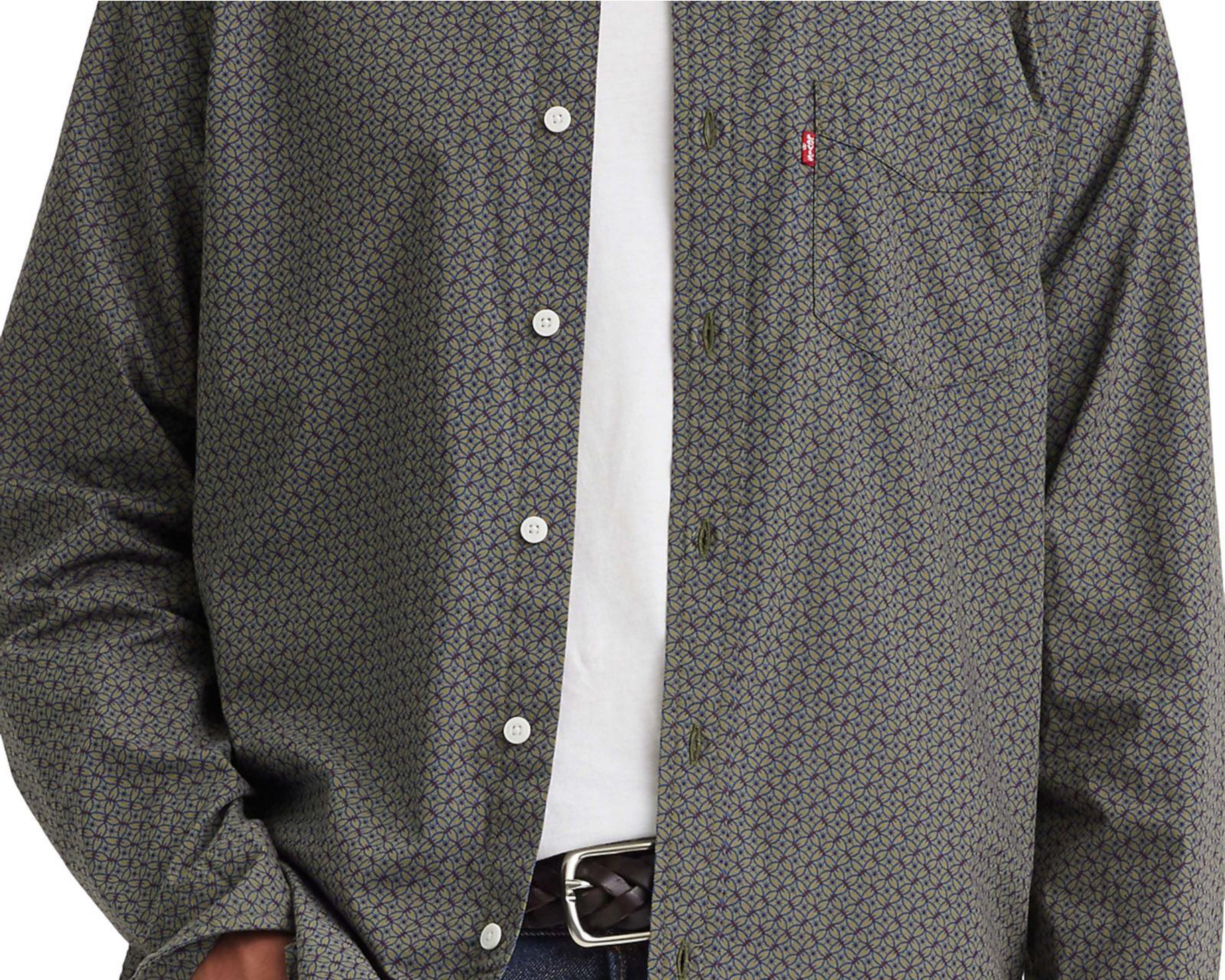 Foto 4 pulgar | Camisa de Moda Levi's Regular Fit Estampada