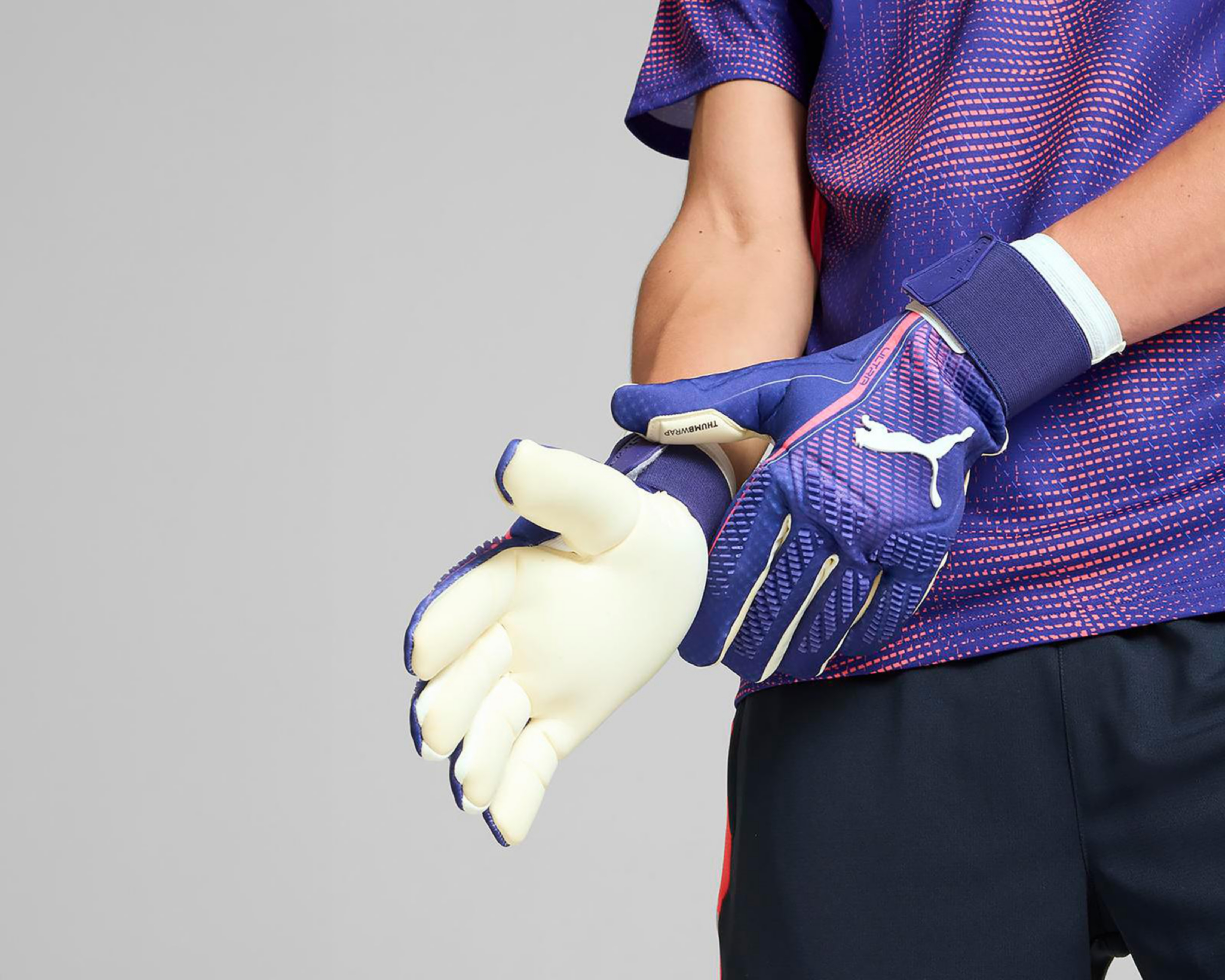 Foto 5 | Guantes de Portero para Futbol Puma Ultra Ultimate Hybrid Azules