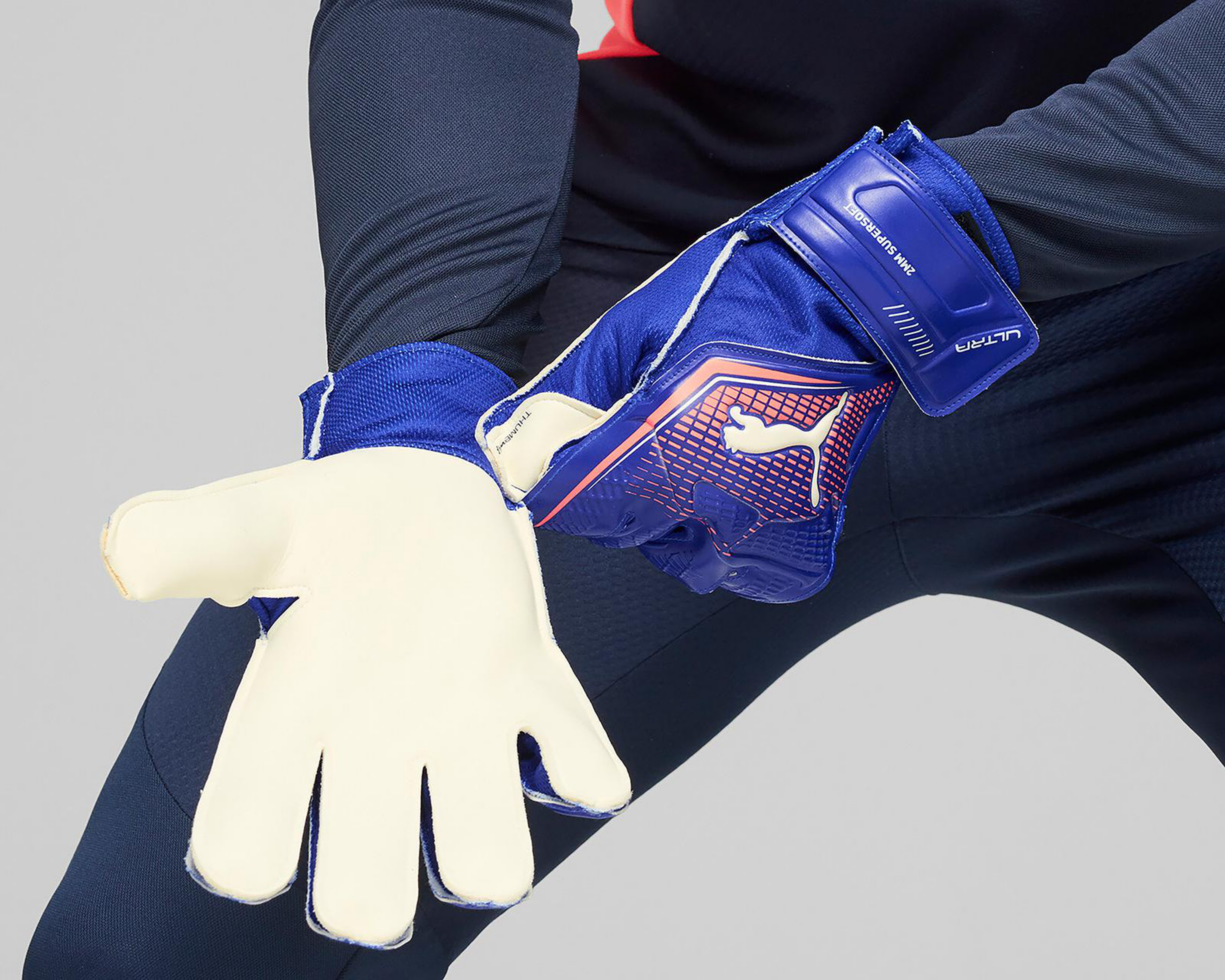 Foto 5 pulgar | Guantes de Portero para Futbol Puma Ultra Play RC Azules