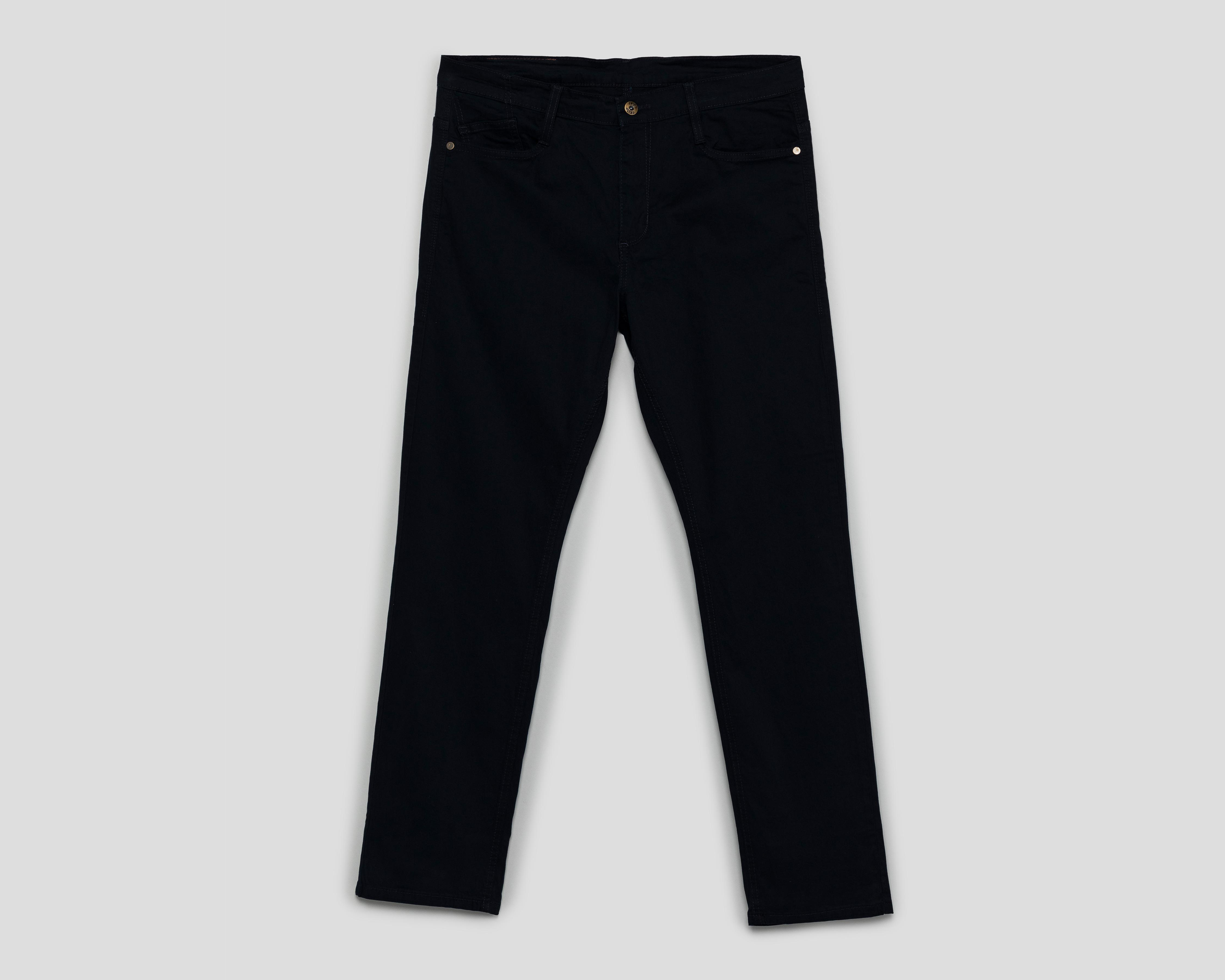 Foto 1 | Pantalón de Gabardina Lee Negro para Hombre