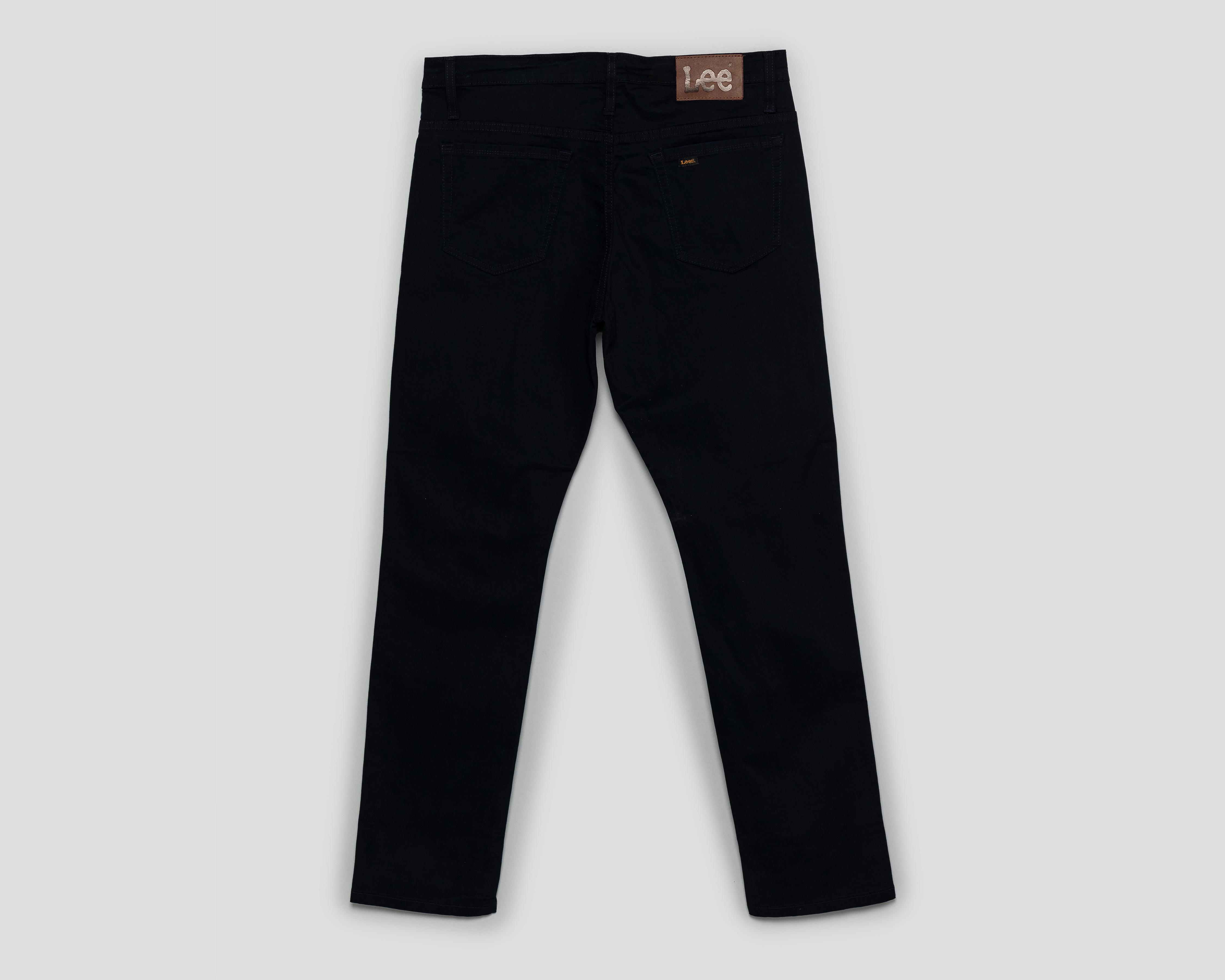 Foto 3 pulgar | Pantalón de Gabardina Lee Negro para Hombre
