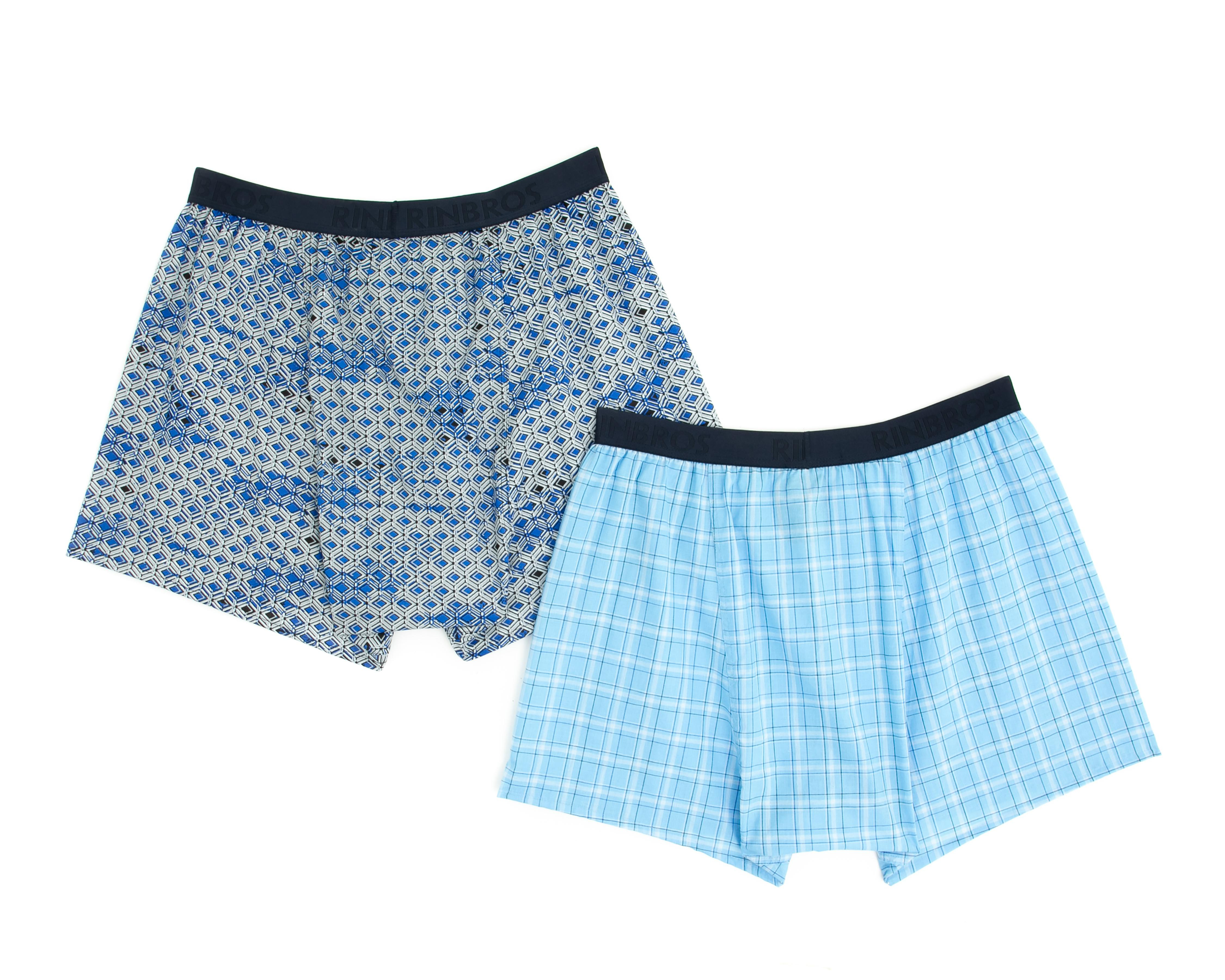 Foto 2 | Bóxer Largo Rinbros 2 Piezas para Hombre