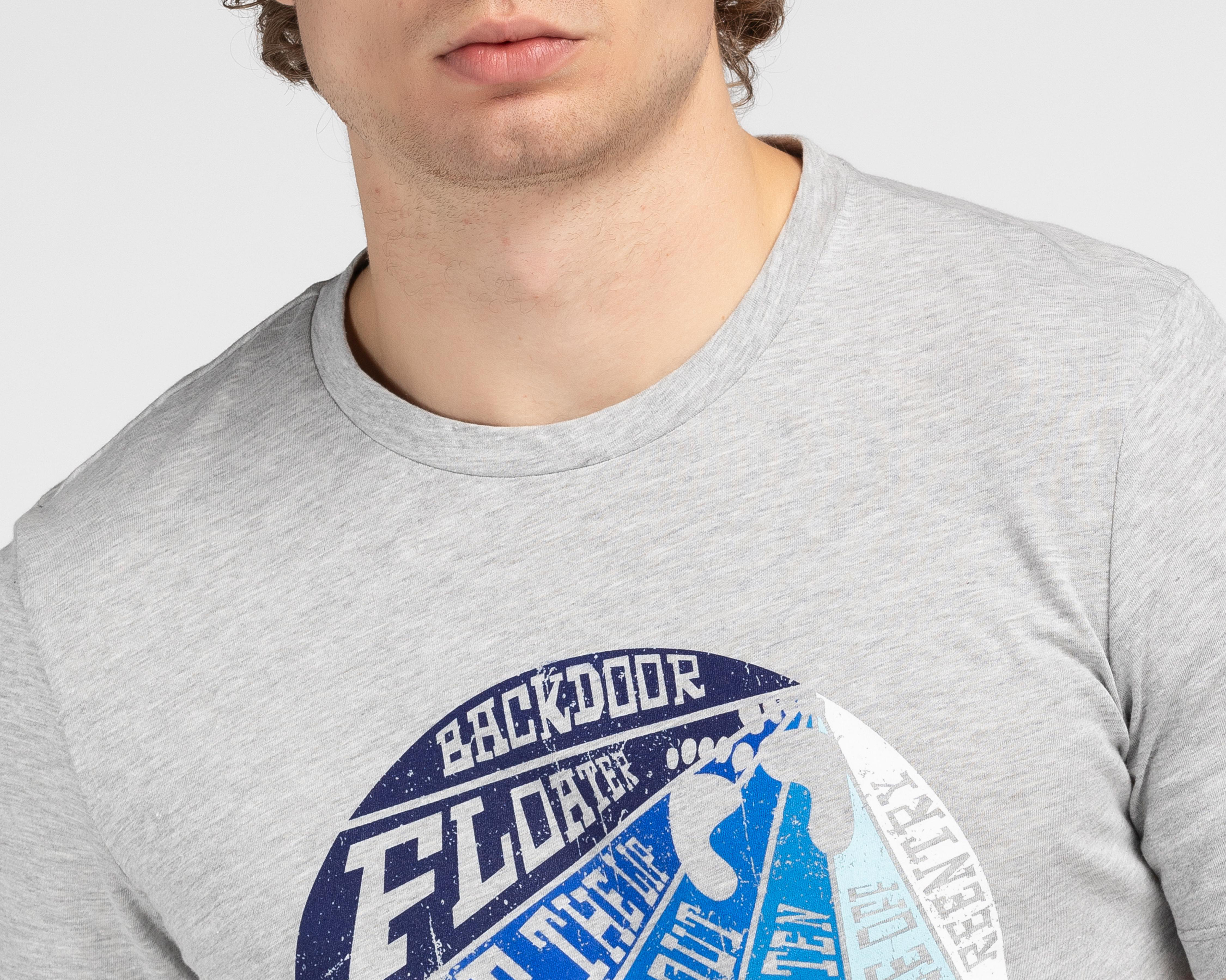 Foto 5 pulgar | Playera Hang Ten Cuello Redondo