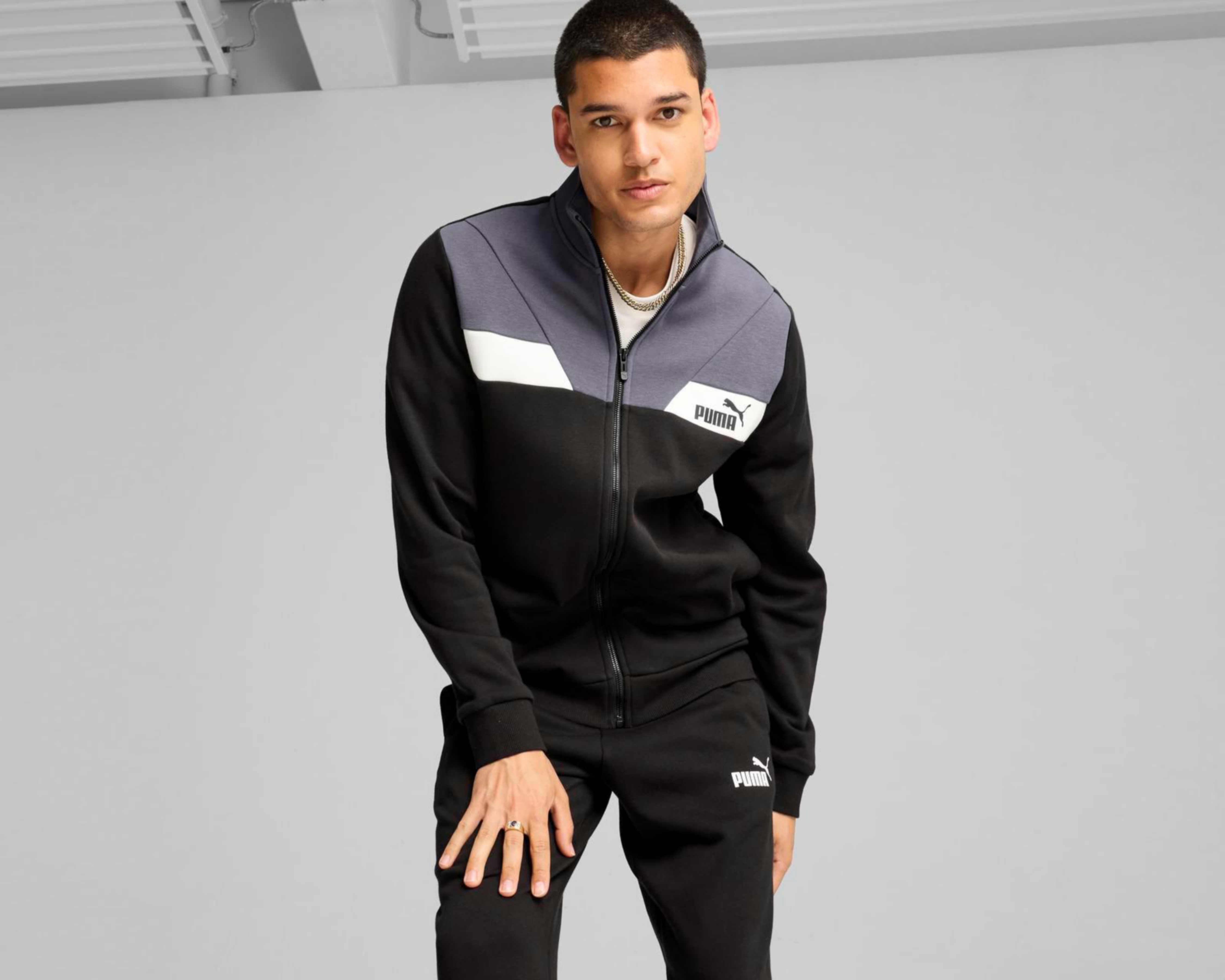 Foto 5 | Chamarra y Pants Puma Power Suit de Entrenamiento para Hombre