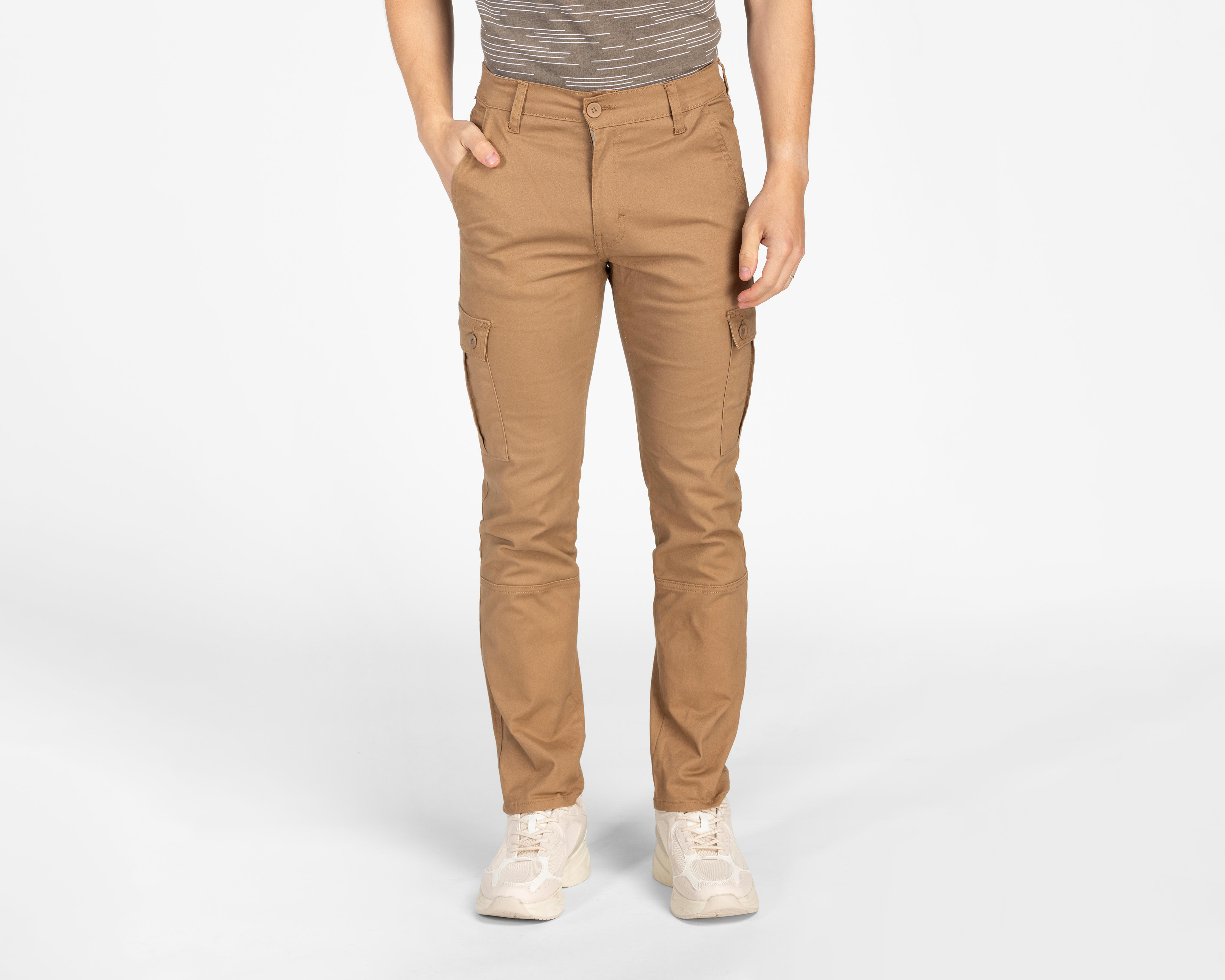 Pantalón Cargo Refill Café para Hombre $359