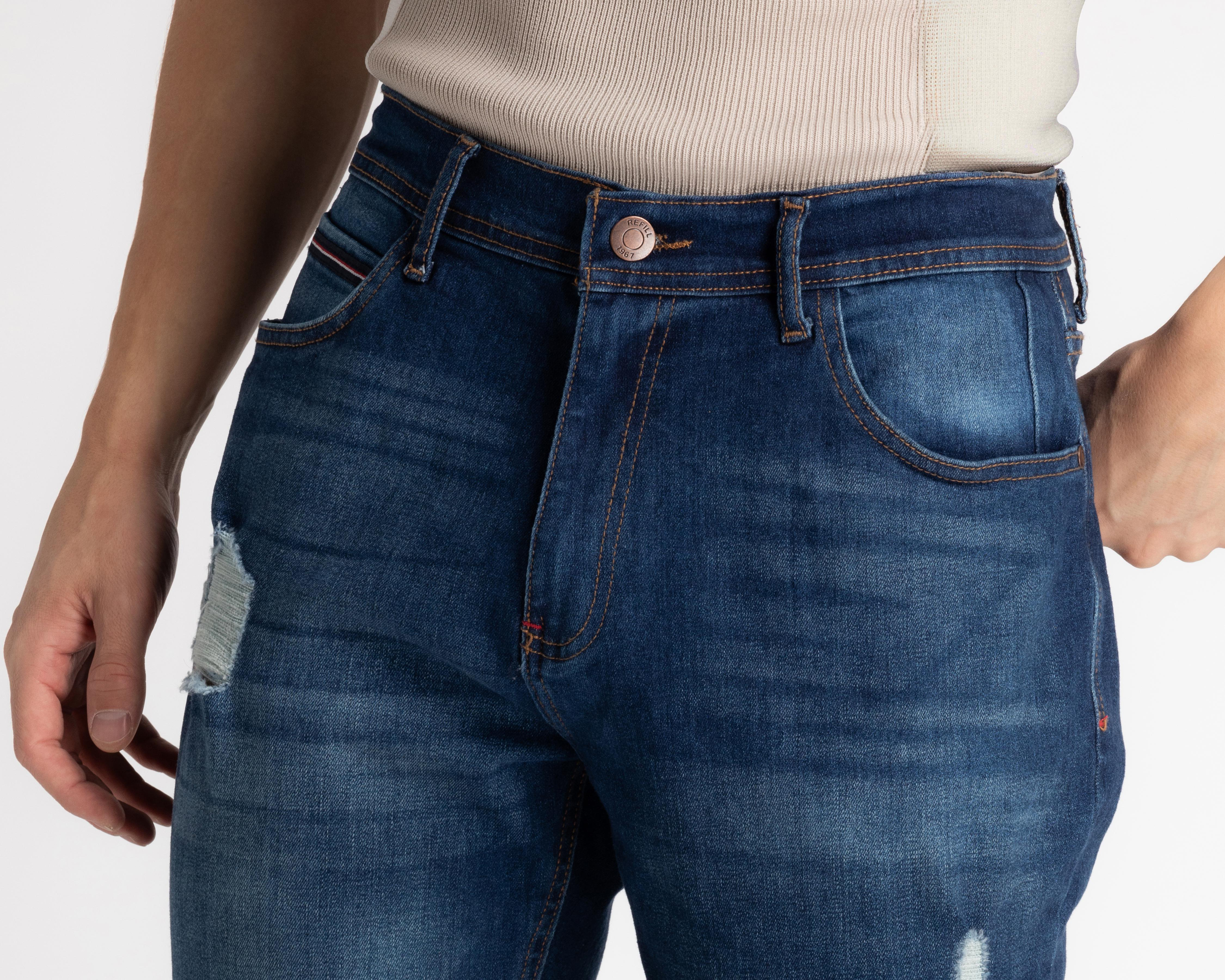 Foto 4 | Jeans Slim Refill para Hombre