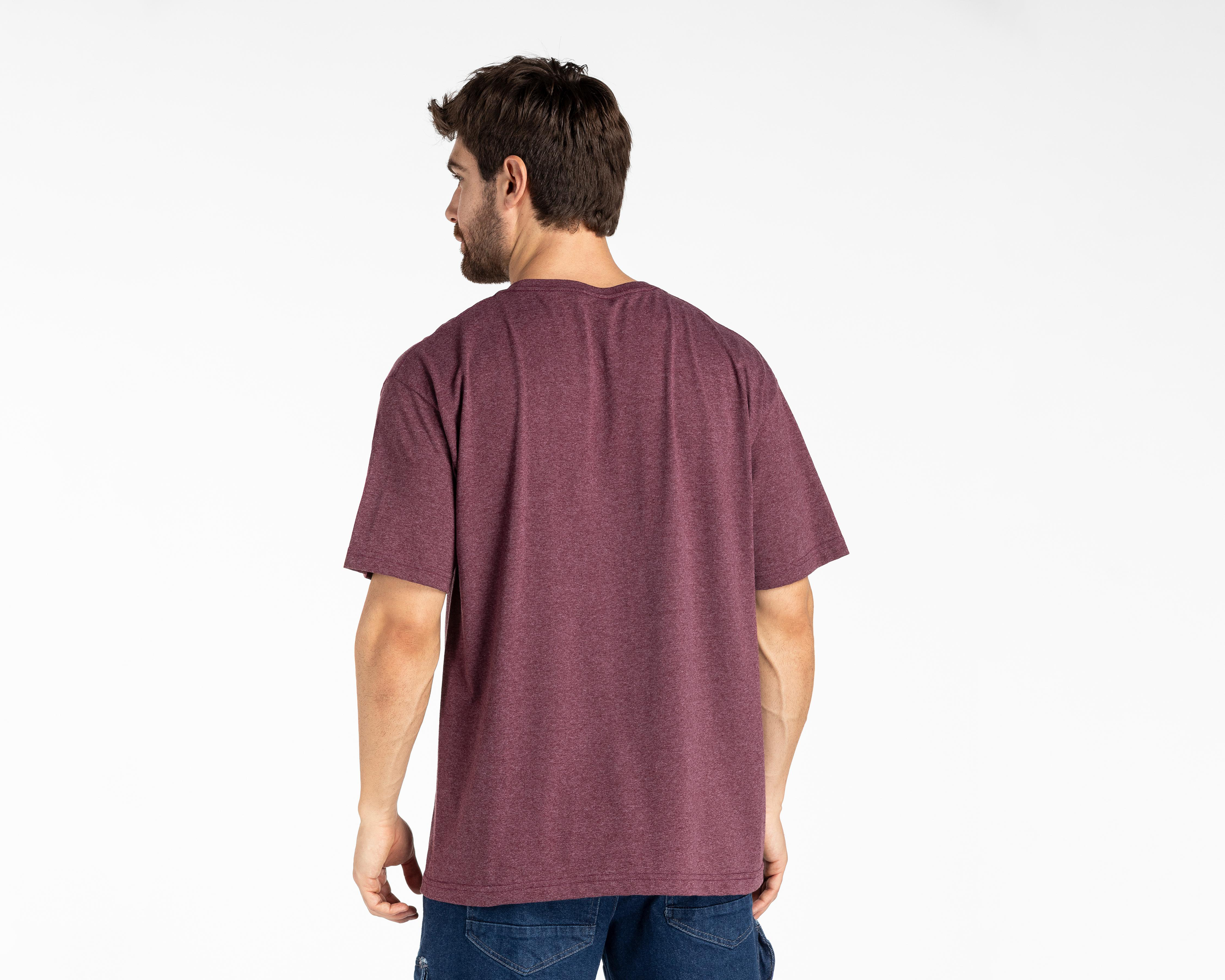Foto 4 pulgar | Playera Refill Cuello Redondo