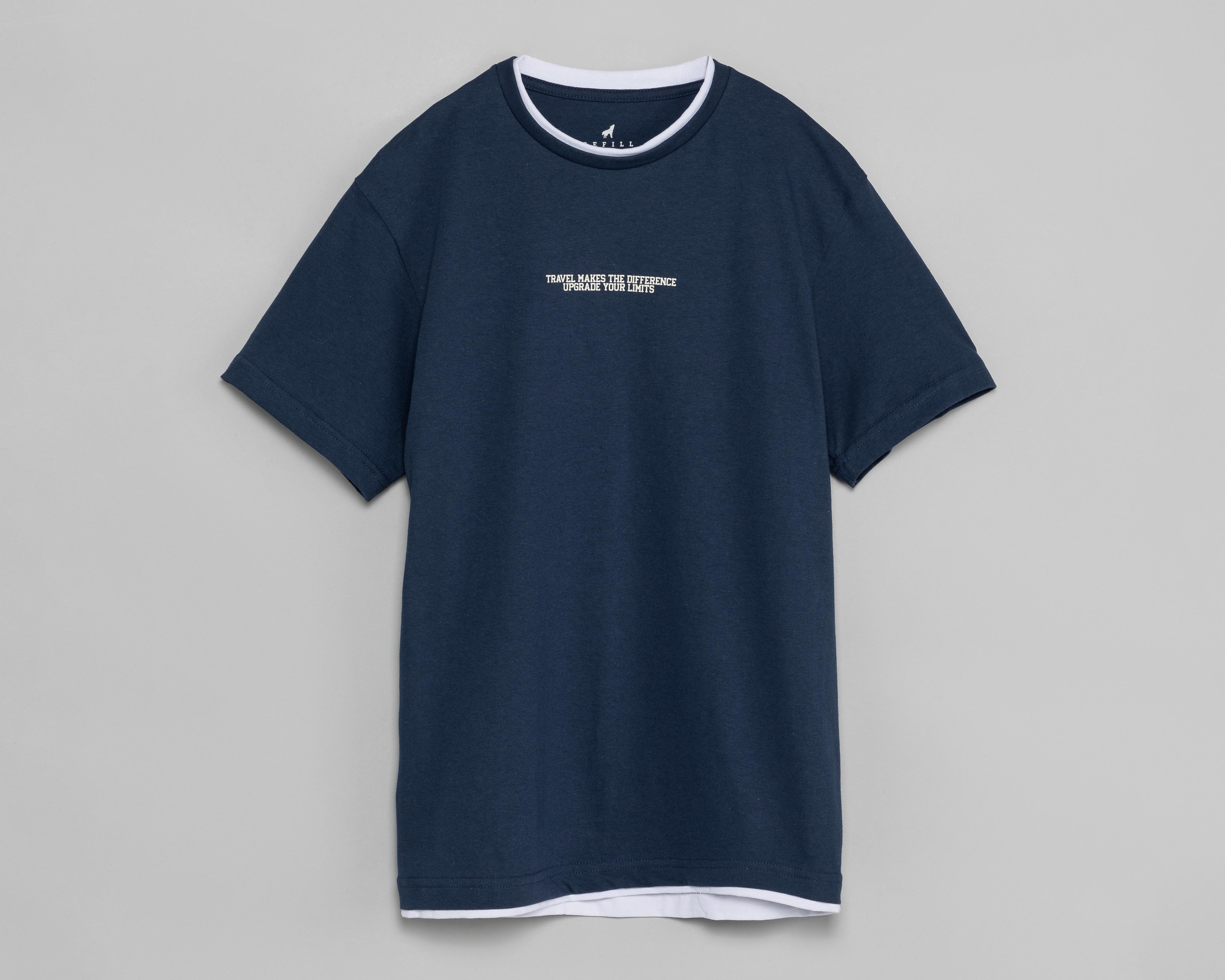 Playera Refill Cuello Redondo $129