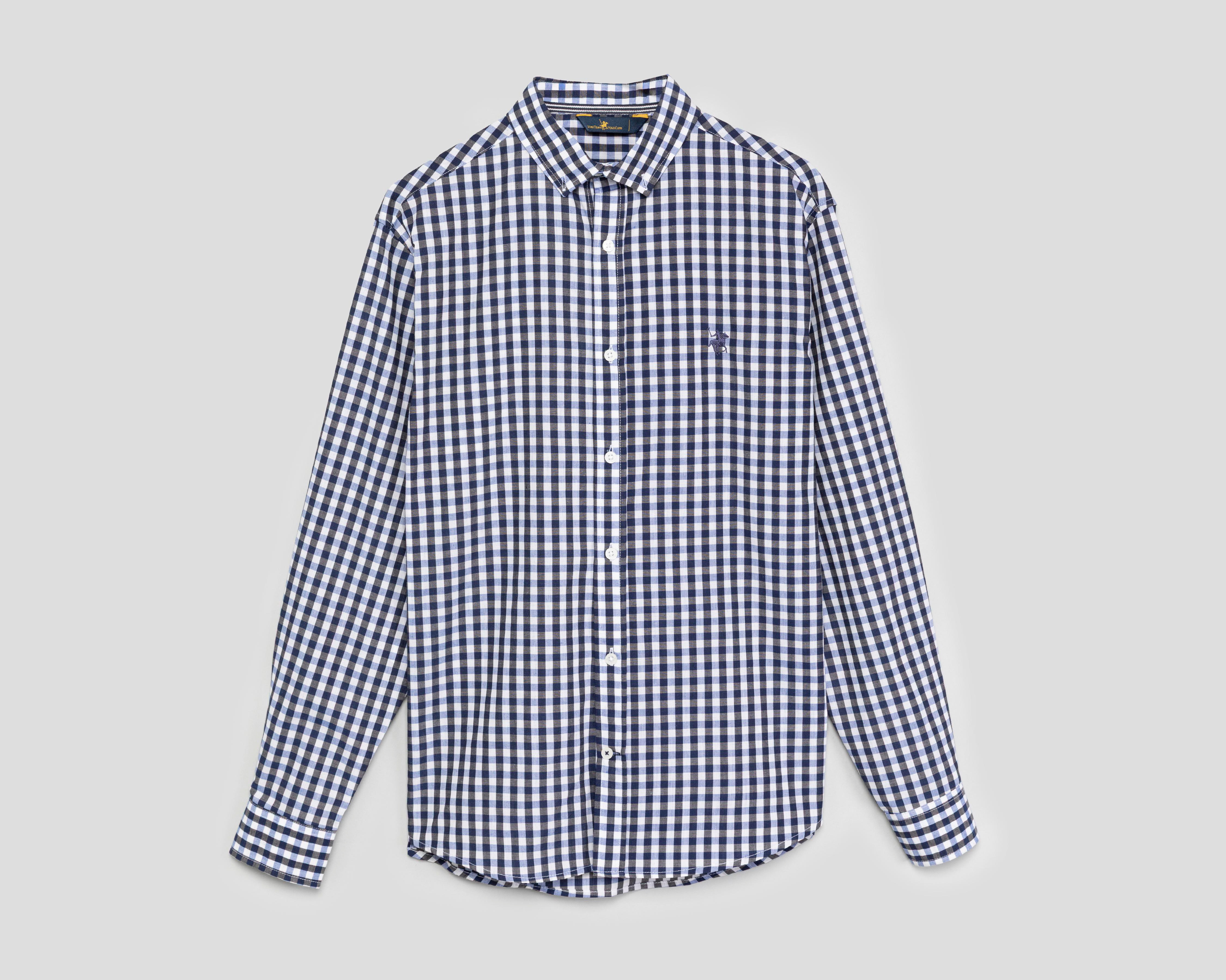 Foto 2 pulgar | Camisa Casual York Team Polo Club Regular Fit a Cuadros para Hombre