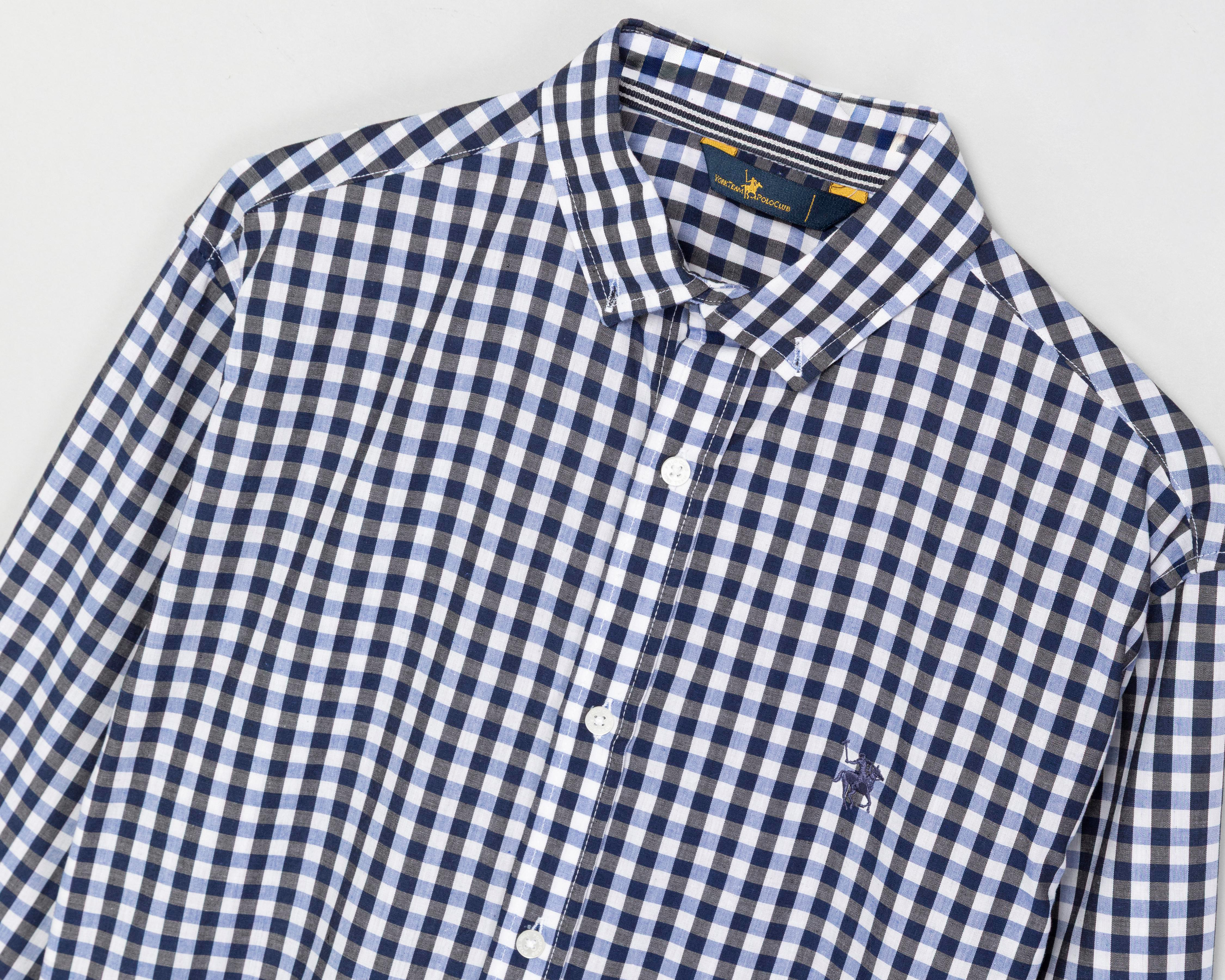 Foto 4 pulgar | Camisa Casual York Team Polo Club Regular Fit a Cuadros para Hombre