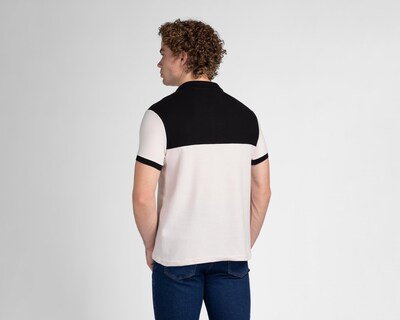 Foto 2 | Playera Polo York Team Polo Club Negra y Beige para Hombre