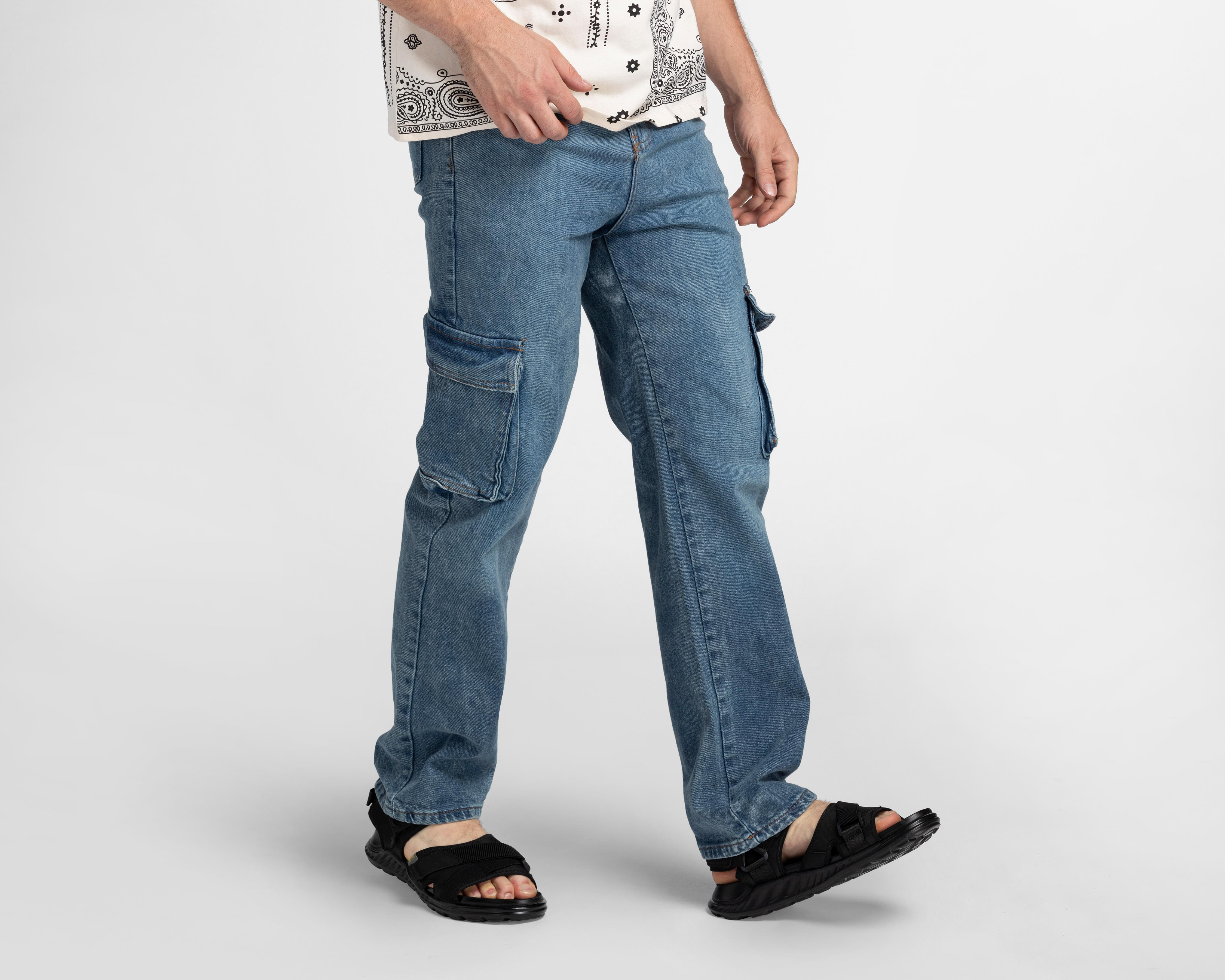 Pantalón Cargo Neo*City Azul para Hombre