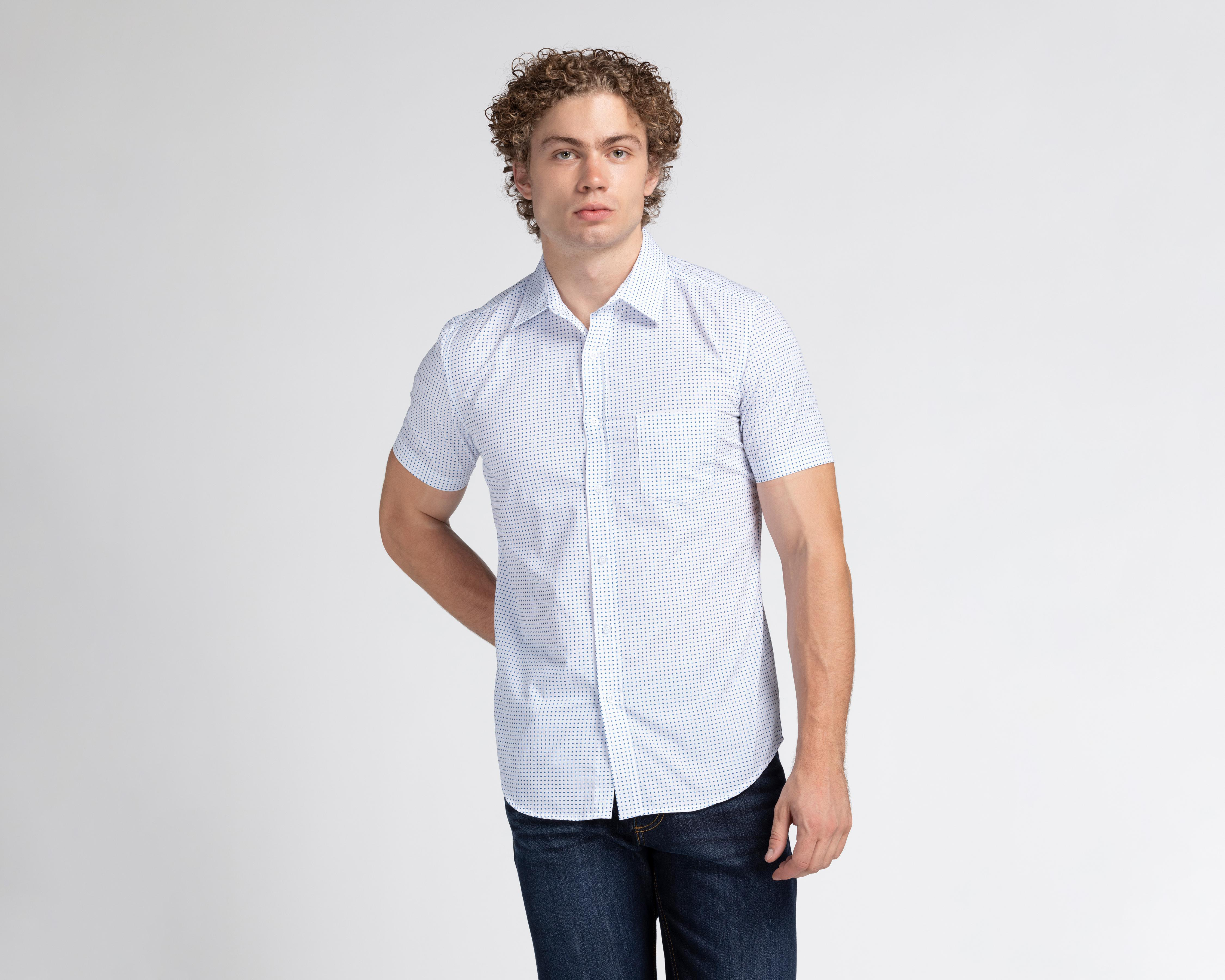 Foto 1 | Camisa Casual Refill a Cuadros