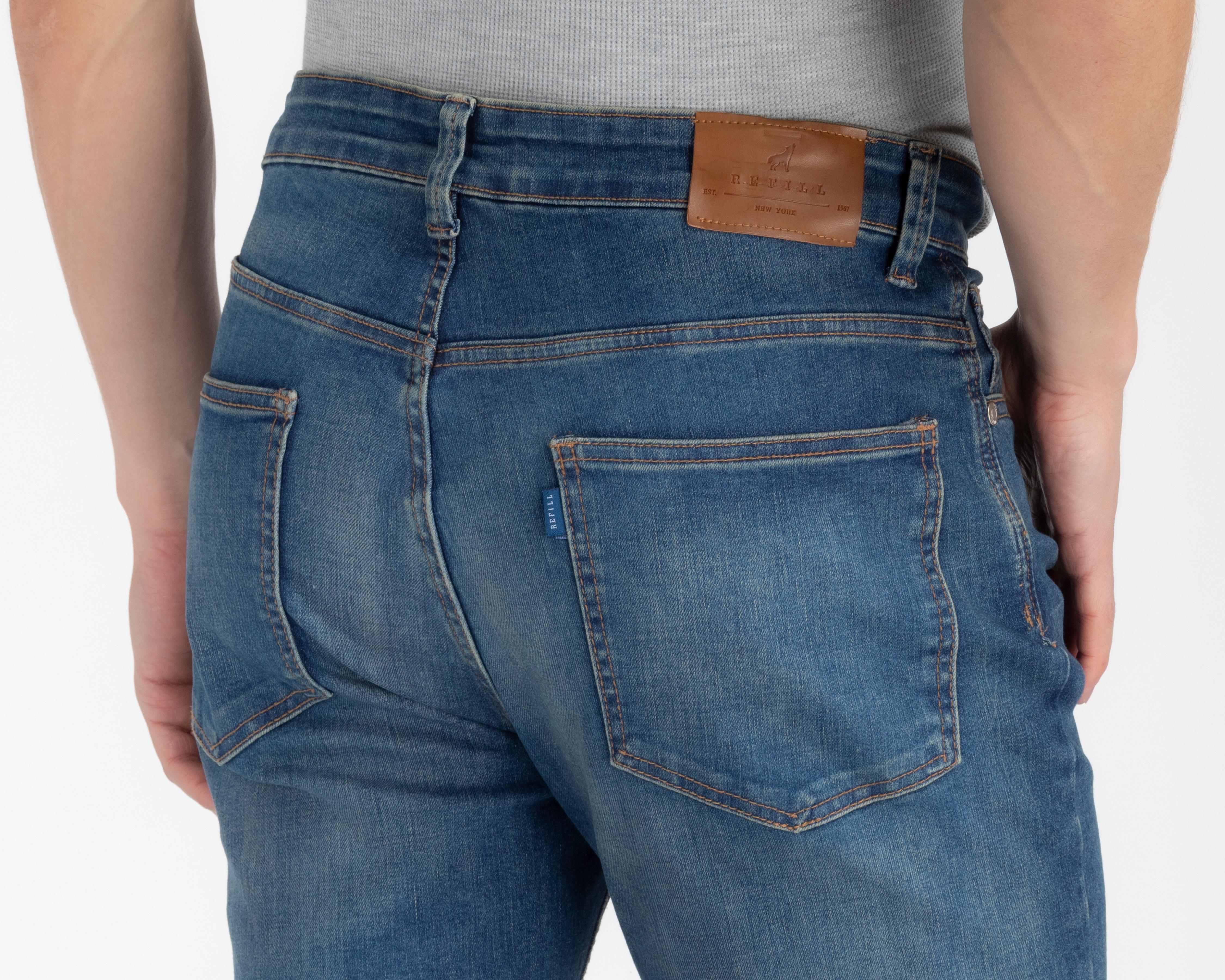 Foto 5 | Jeans Slim Refill para Hombre