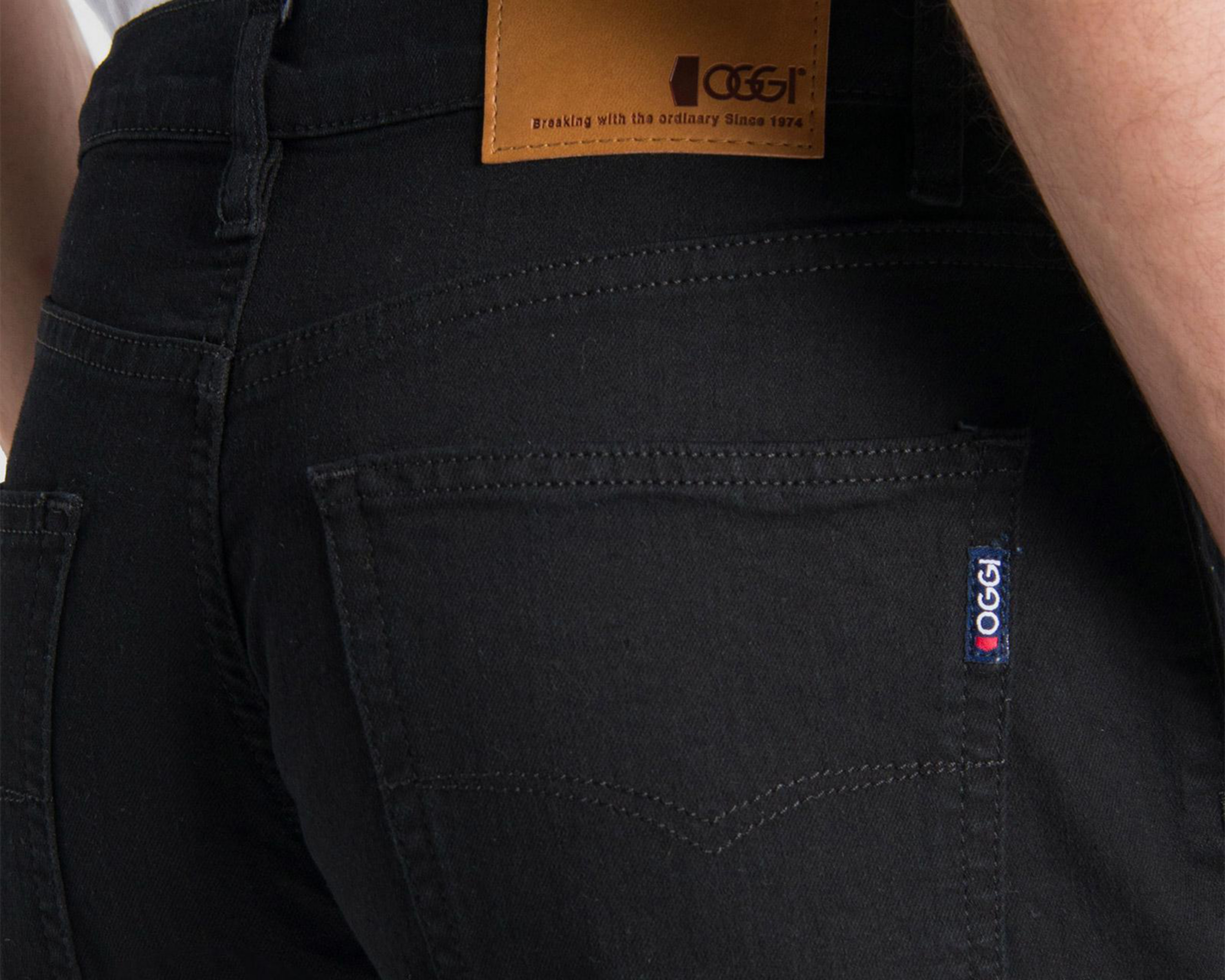 Foto 4 | Jeans Slim Fit Oggi Iron para Hombre