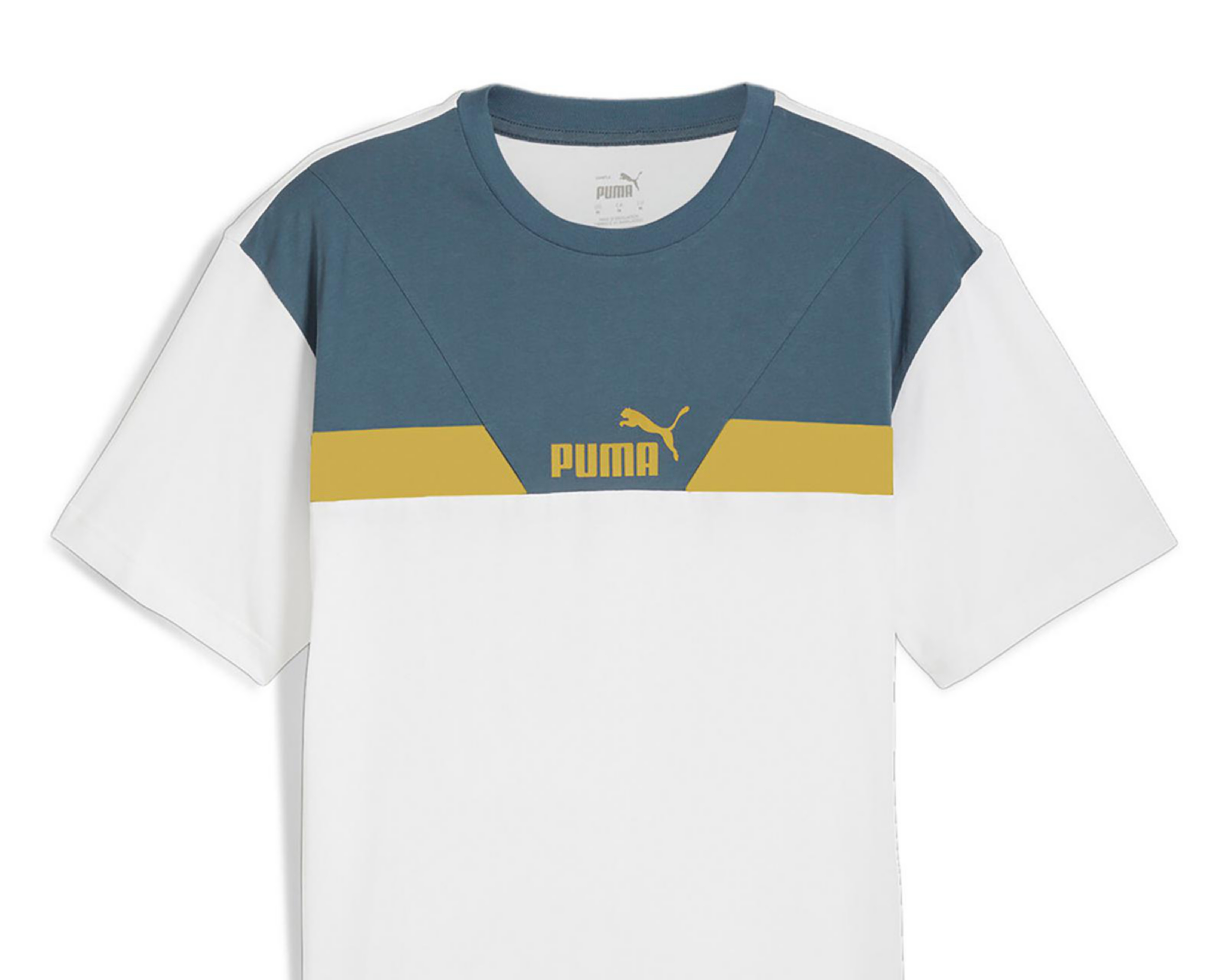Foto 3 | Playera Puma Colorblock Cuello Redondo
