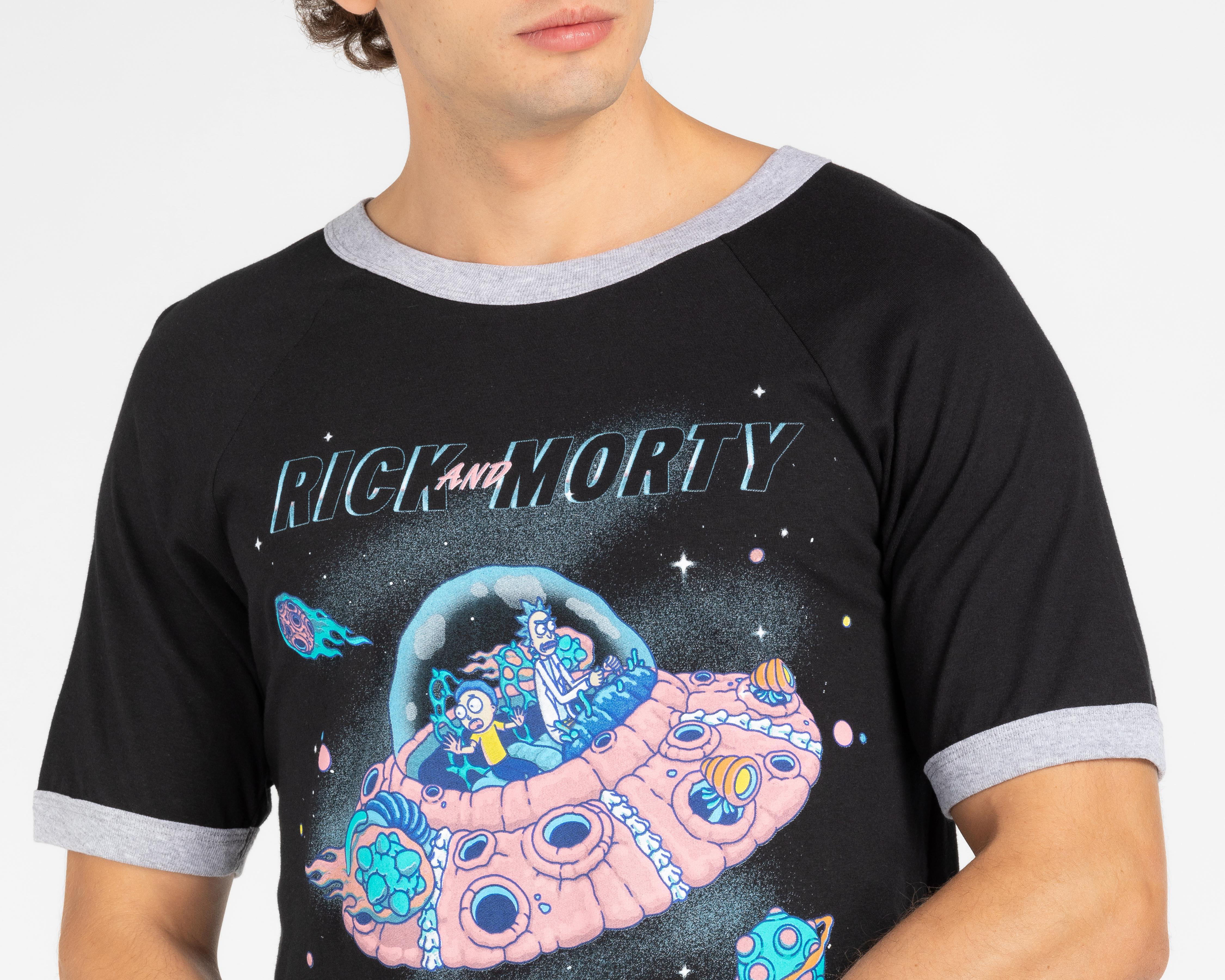 Foto 4 pulgar | Playera Rick & Morty Cuello Redondo