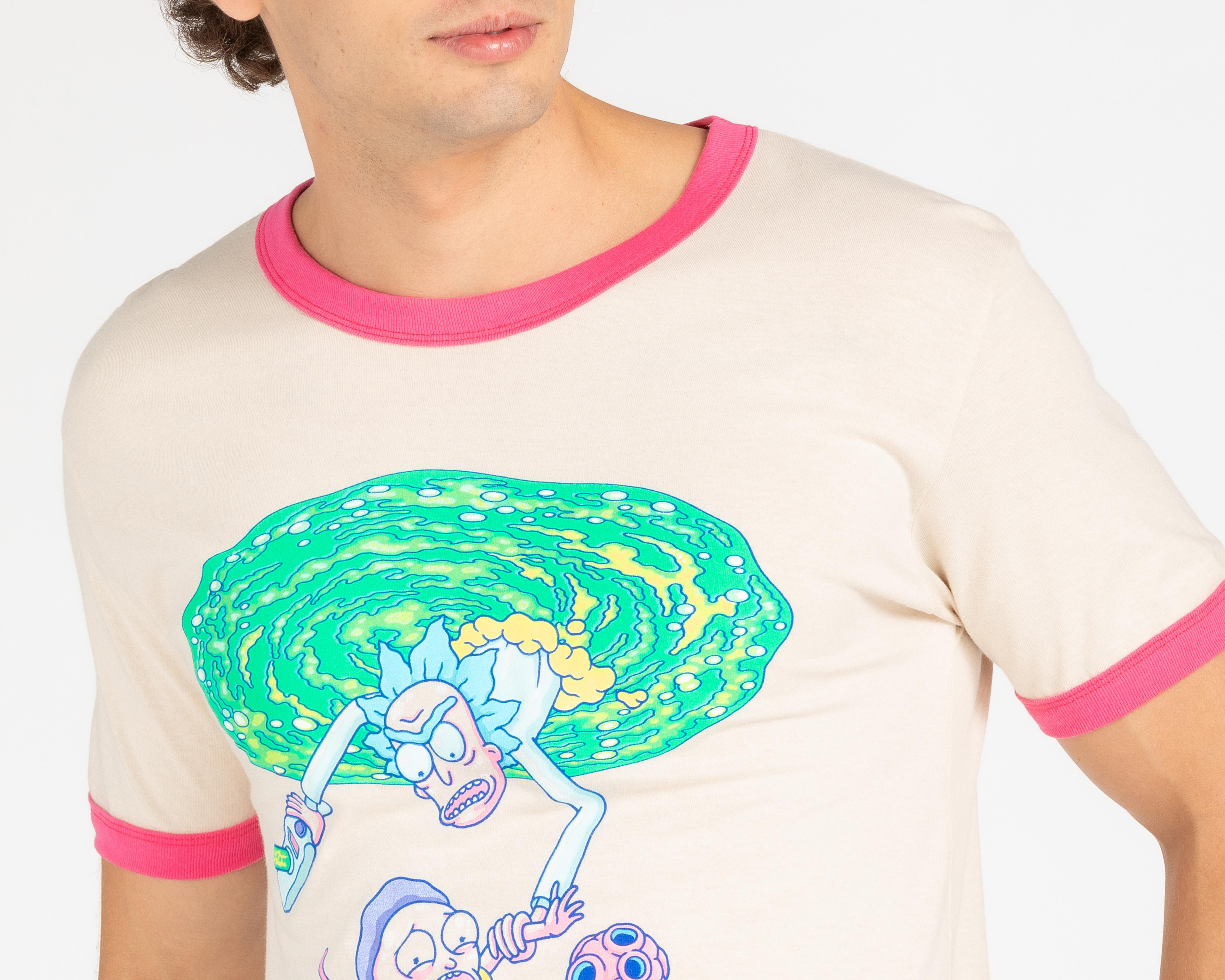 Foto 4 pulgar | Playera Rick & Morty Cuello Redondo