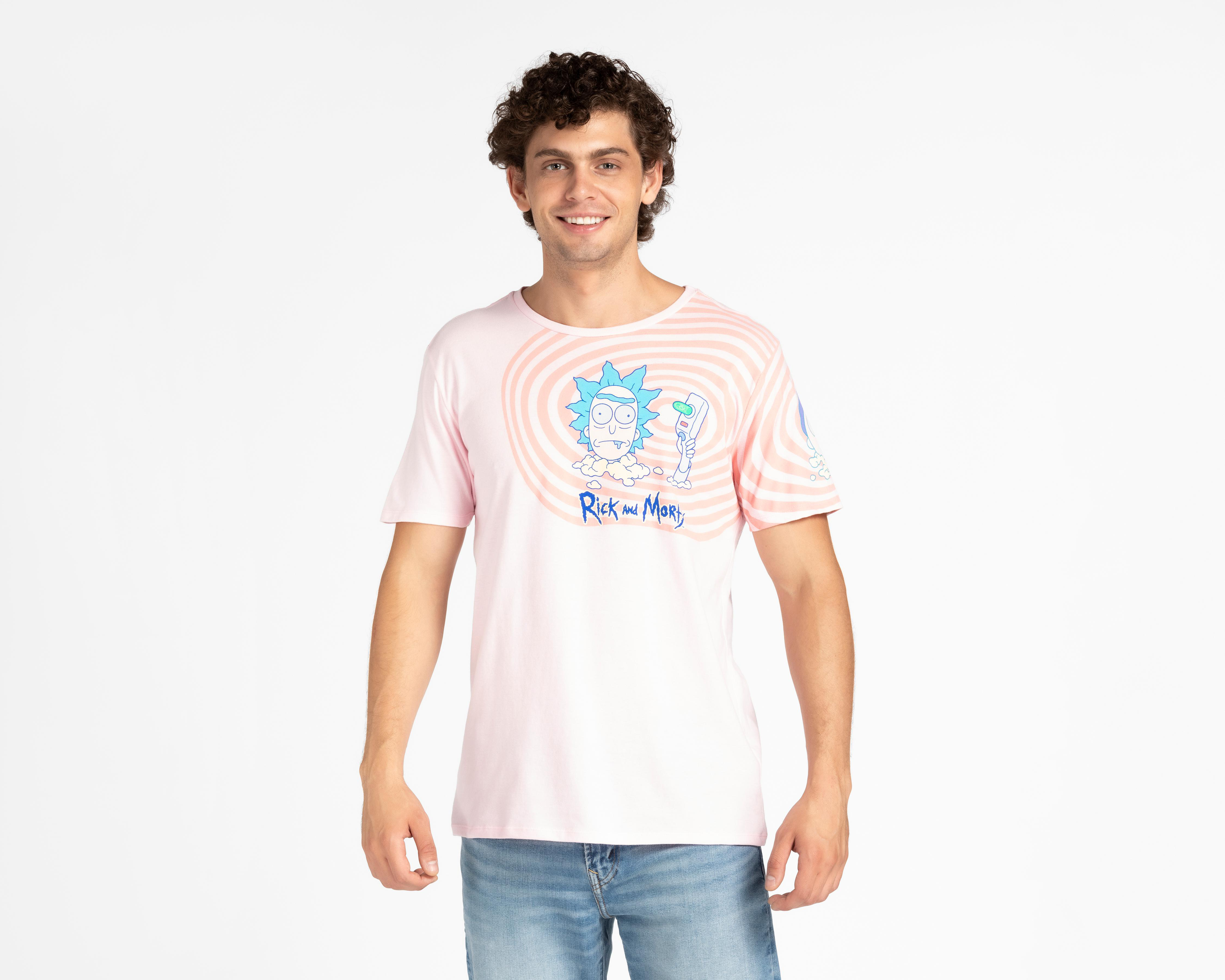 Foto 2 pulgar | Playera Rick & Morty Cuello Redondo