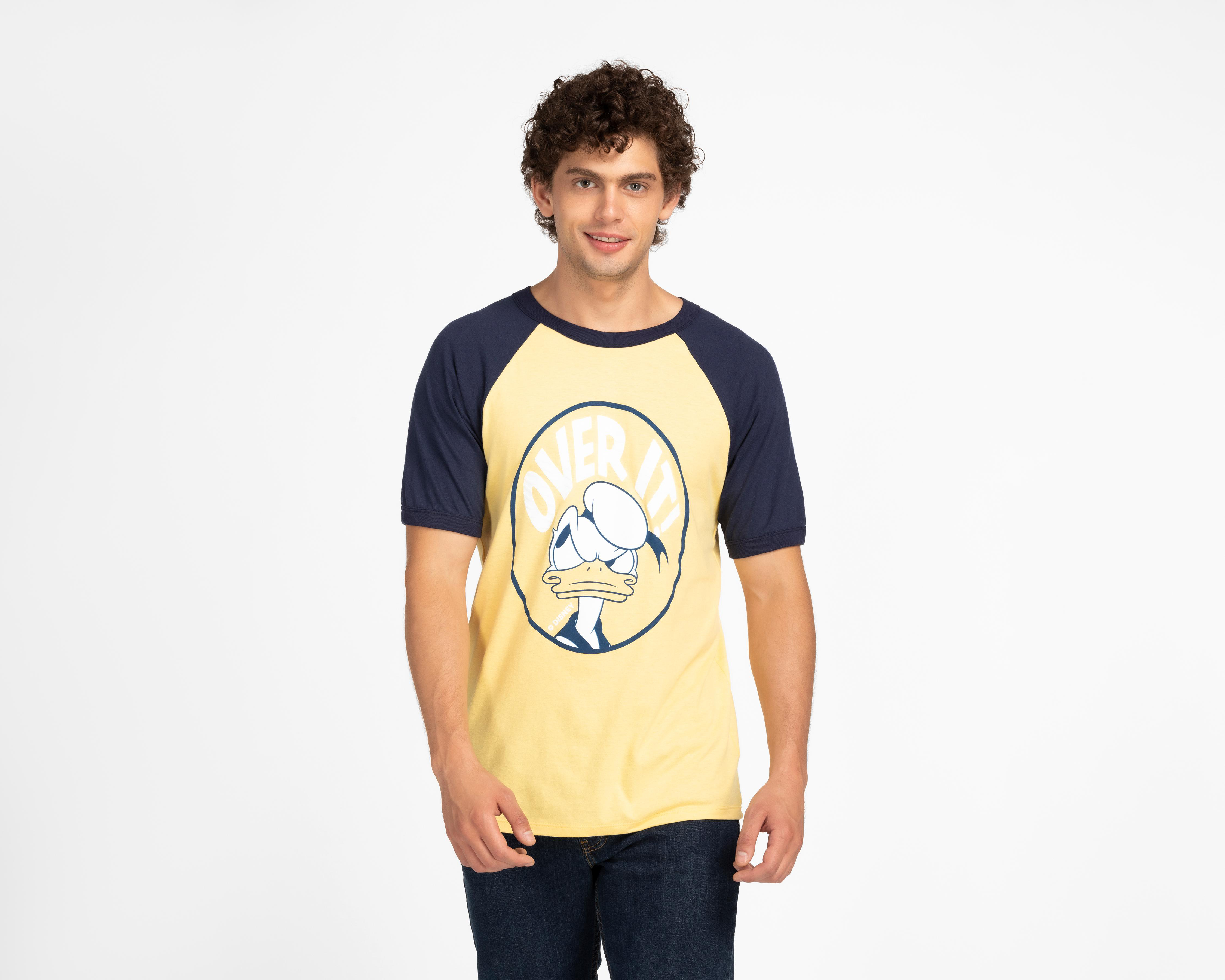 Foto 2 pulgar | Playera Disney Donald Duck Cuello Redondo