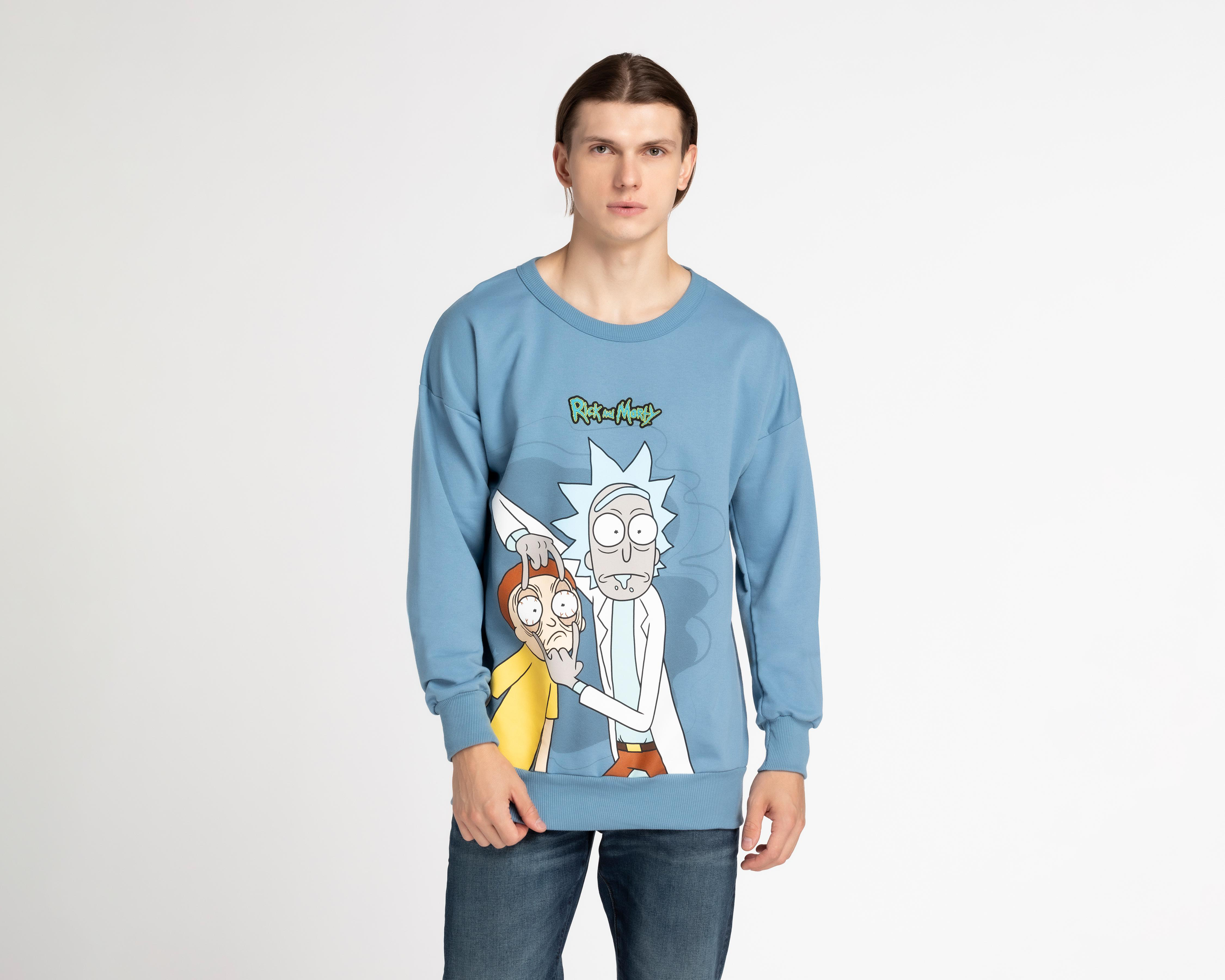 Foto 2 pulgar | Sudadera Rick & Morty