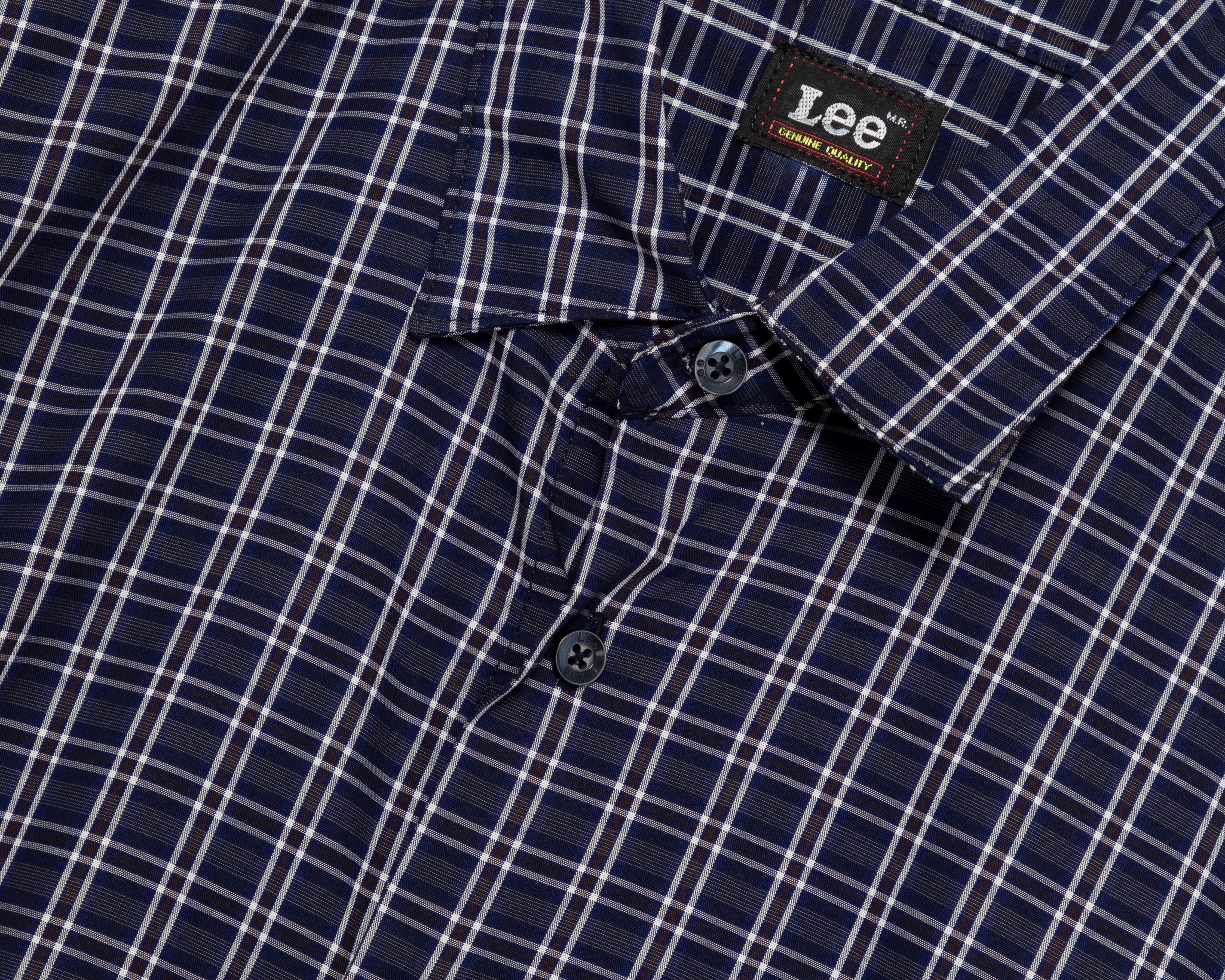 Foto 4 pulgar | Camisa Casual Lee Slim Fit a Cuadros