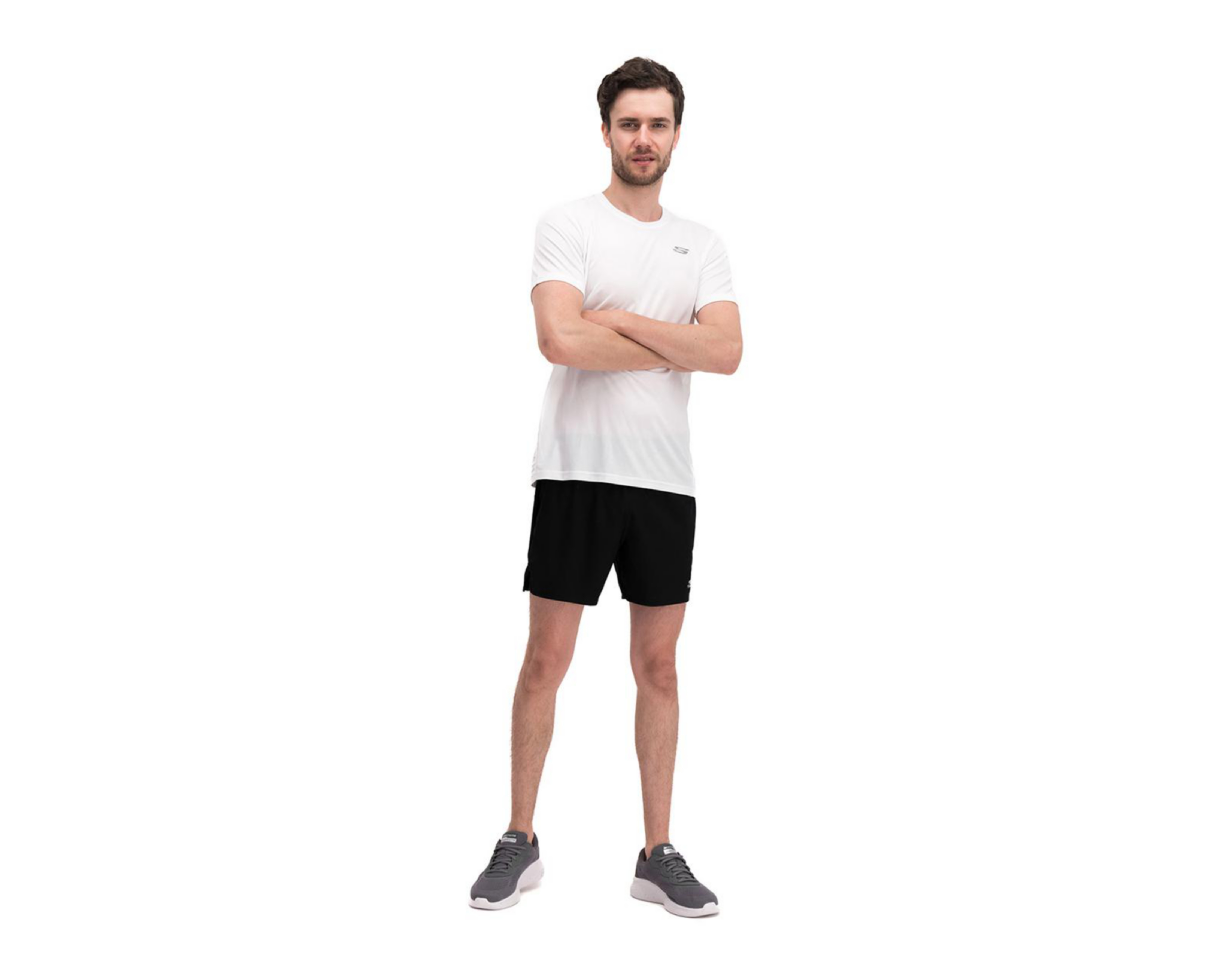 Foto 4 | Playera Skechers de Entrenamiento para Hombre