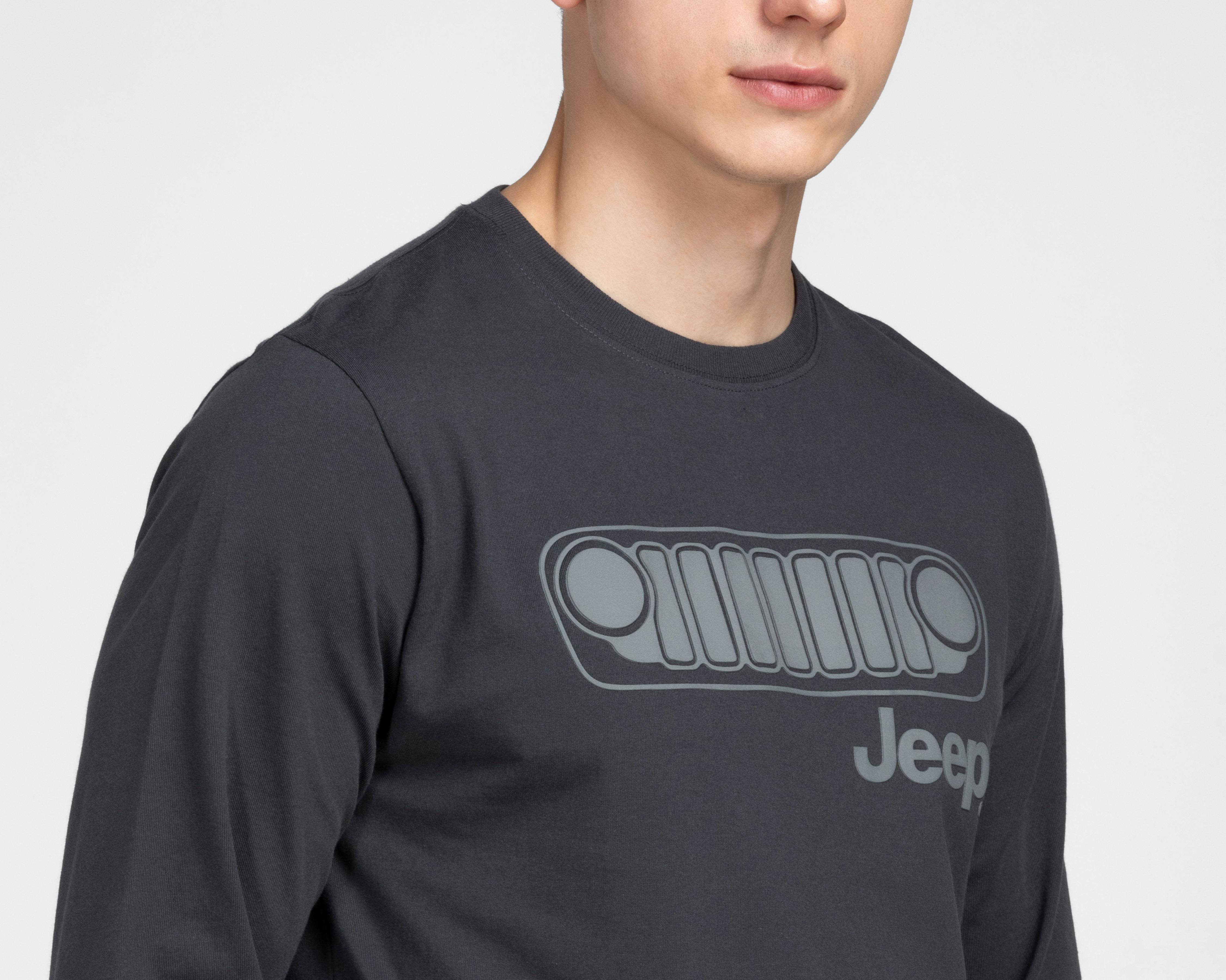 Foto 4 pulgar | Playera Jeep Cuello Redondo