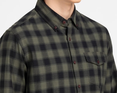 Foto 4 | Camisa de Moda de Algodón Refill Regular a Cuadros