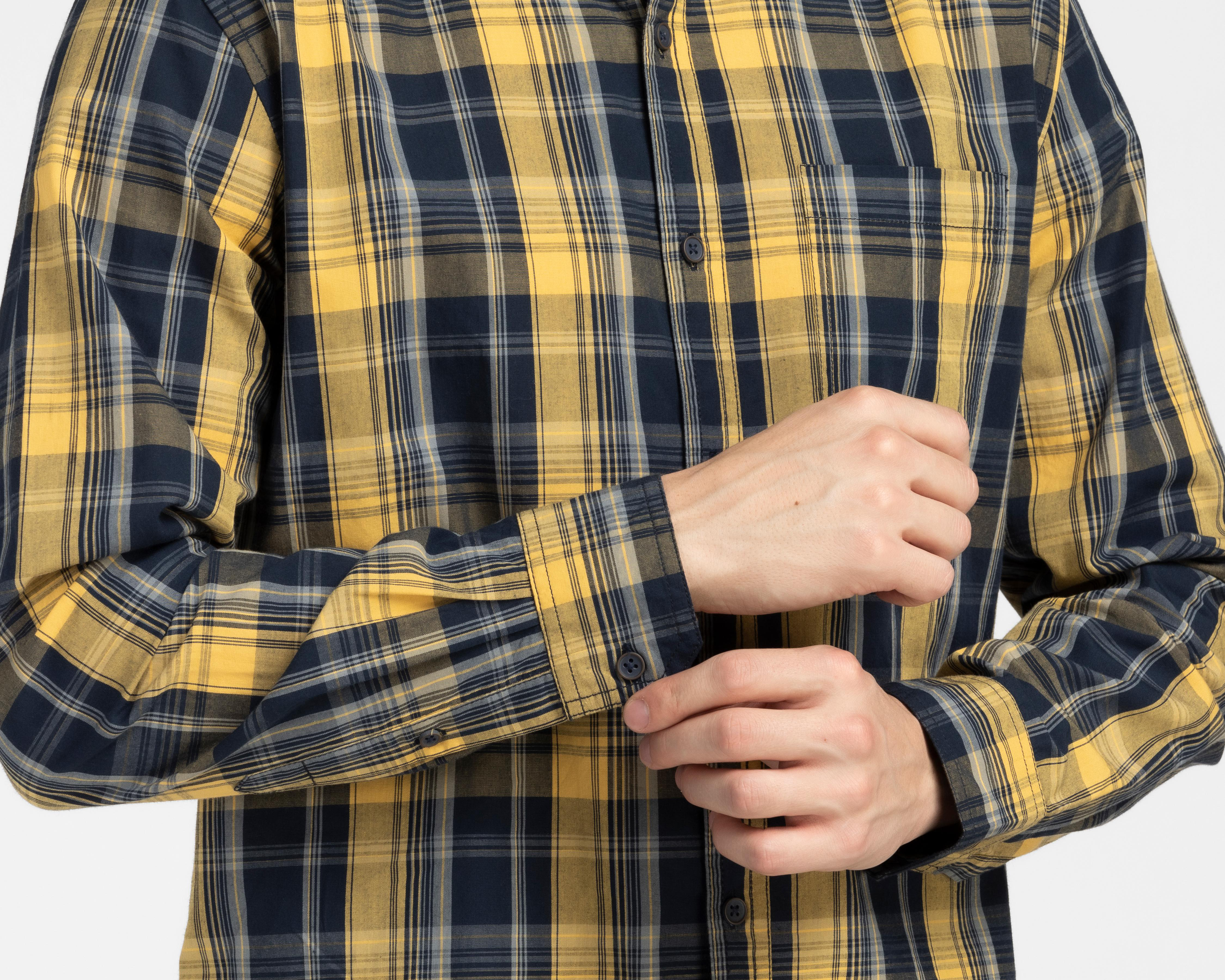Foto 4 | Camisa de Moda de Algodón Refill Regular a Cuadros