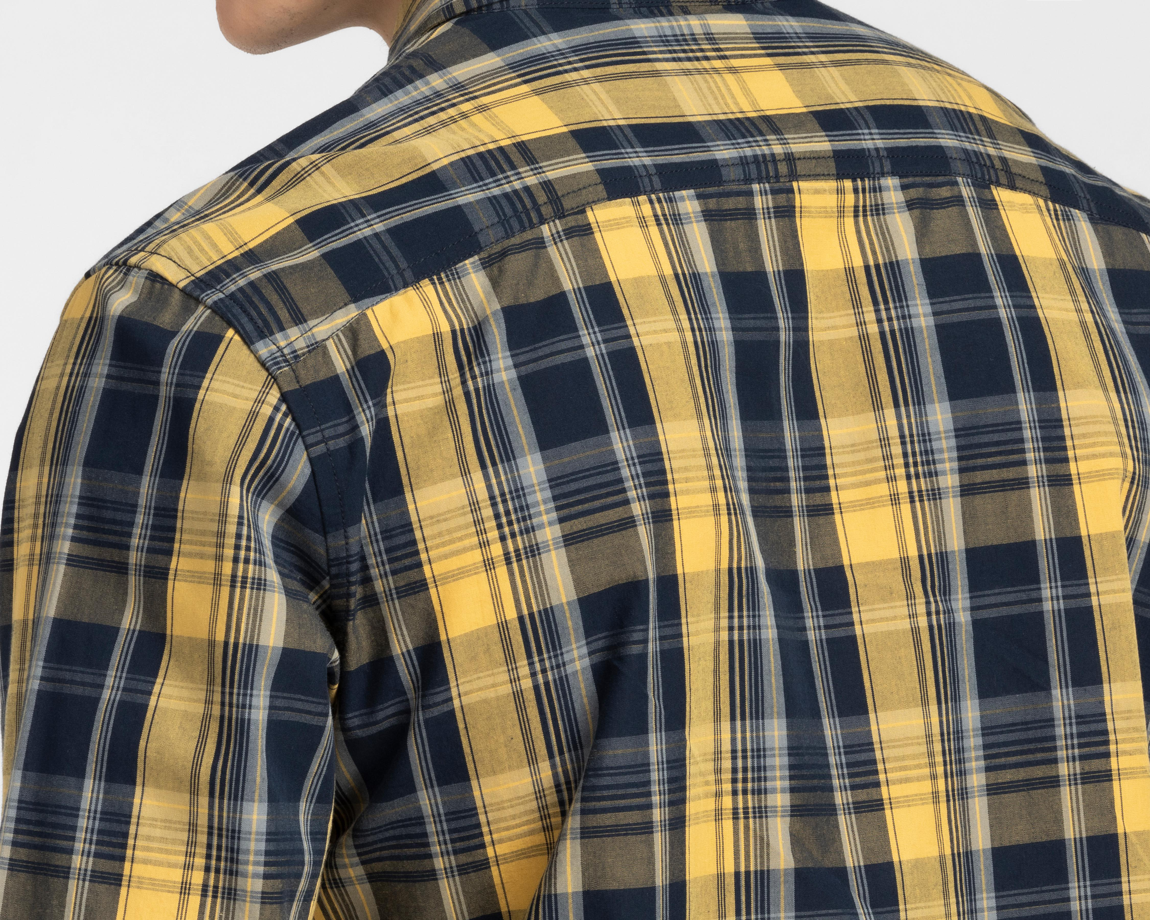 Foto 5 | Camisa de Moda de Algodón Refill Regular a Cuadros