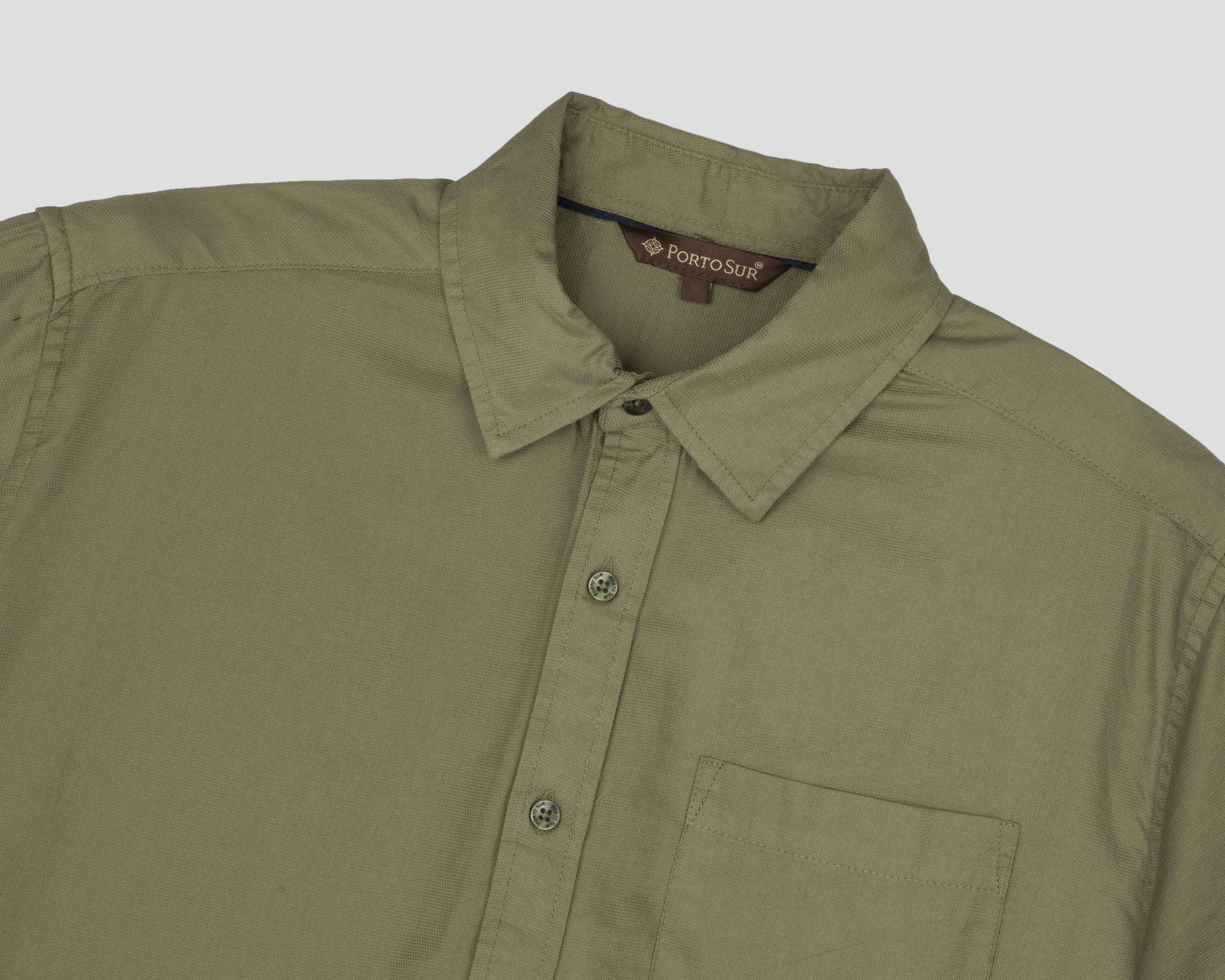 Foto 4 | Camisa Casual de Algodón Porto Sur para Hombre