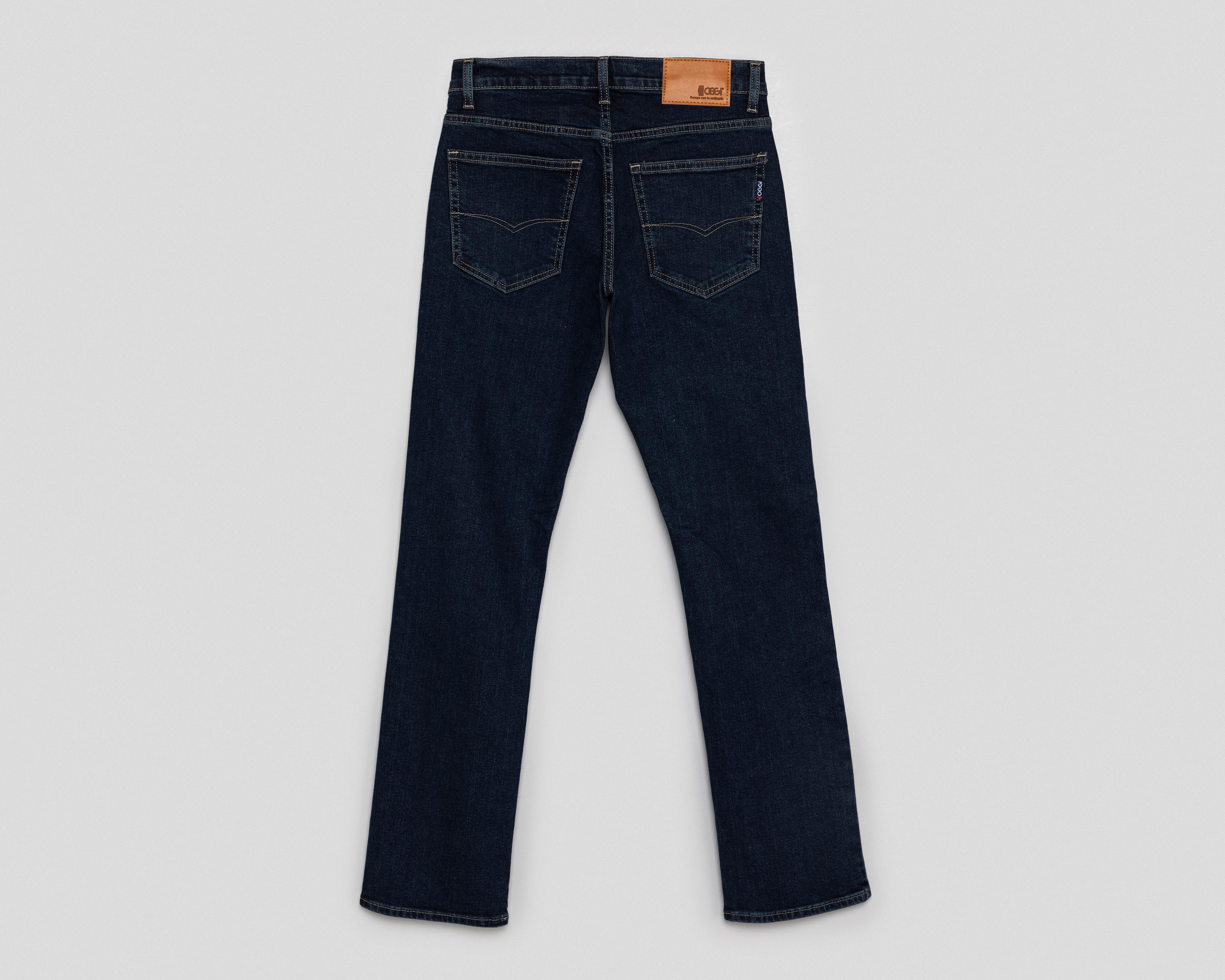 Foto 3 pulgar | Jeans Straight Oggi Power Avatar Carbon para Hombre