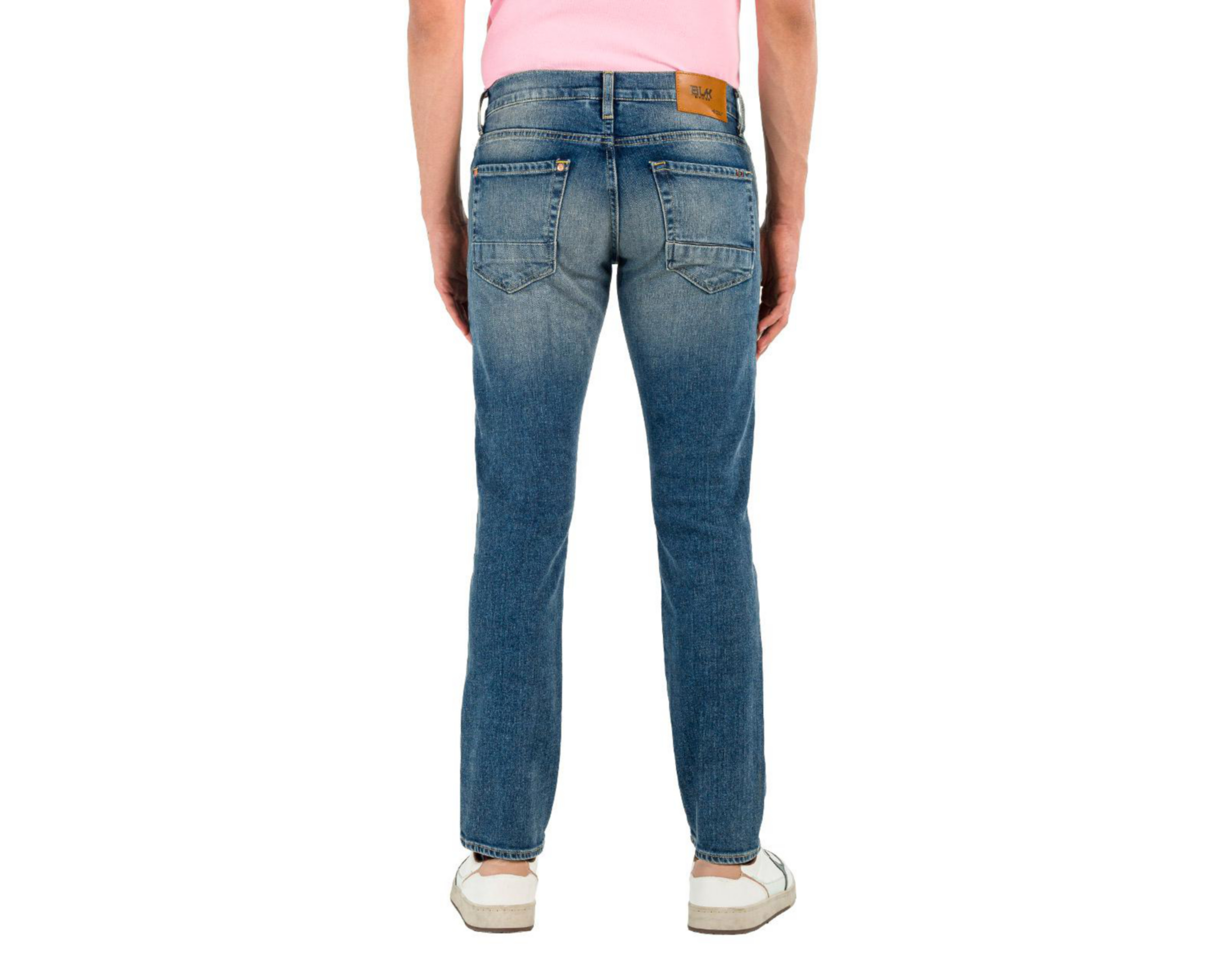 Foto 4 pulgar | Jeans Skinny Oggi Moto para Hombre