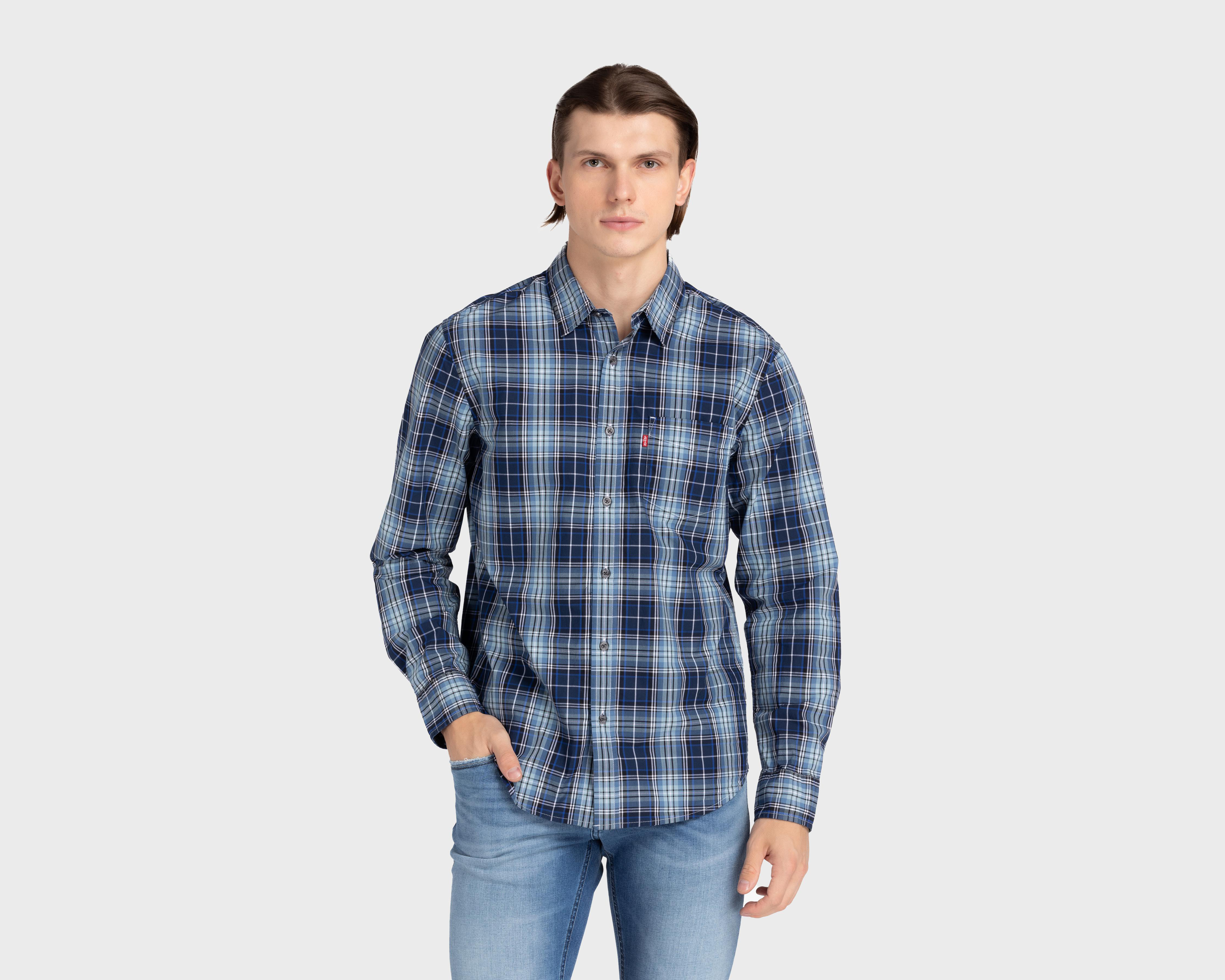 Camisa de Moda de Algodón Levi's Regular a Cuadros $1,599