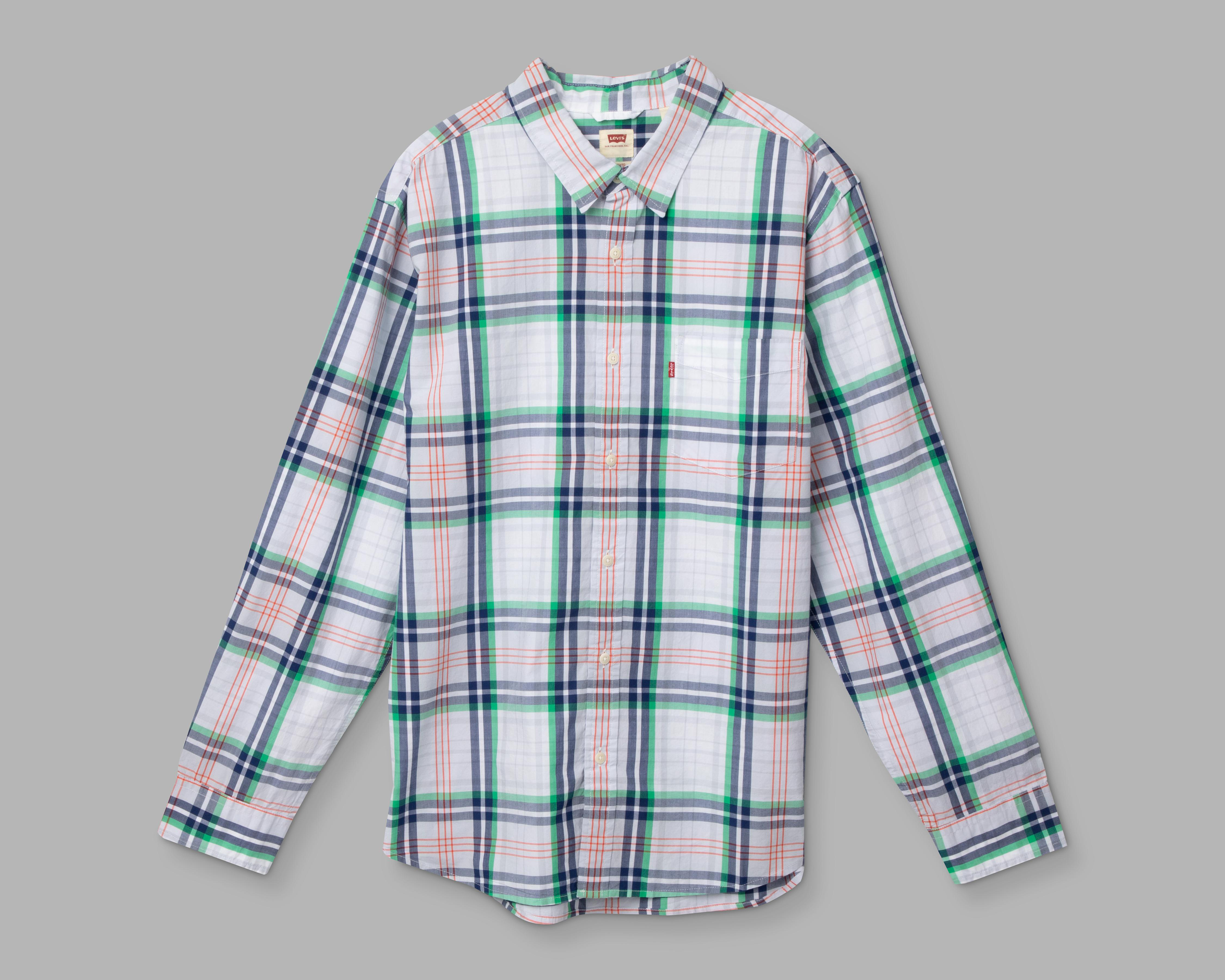 Camisa de Moda de Algodón Levi's Regular a Cuadros $1,599