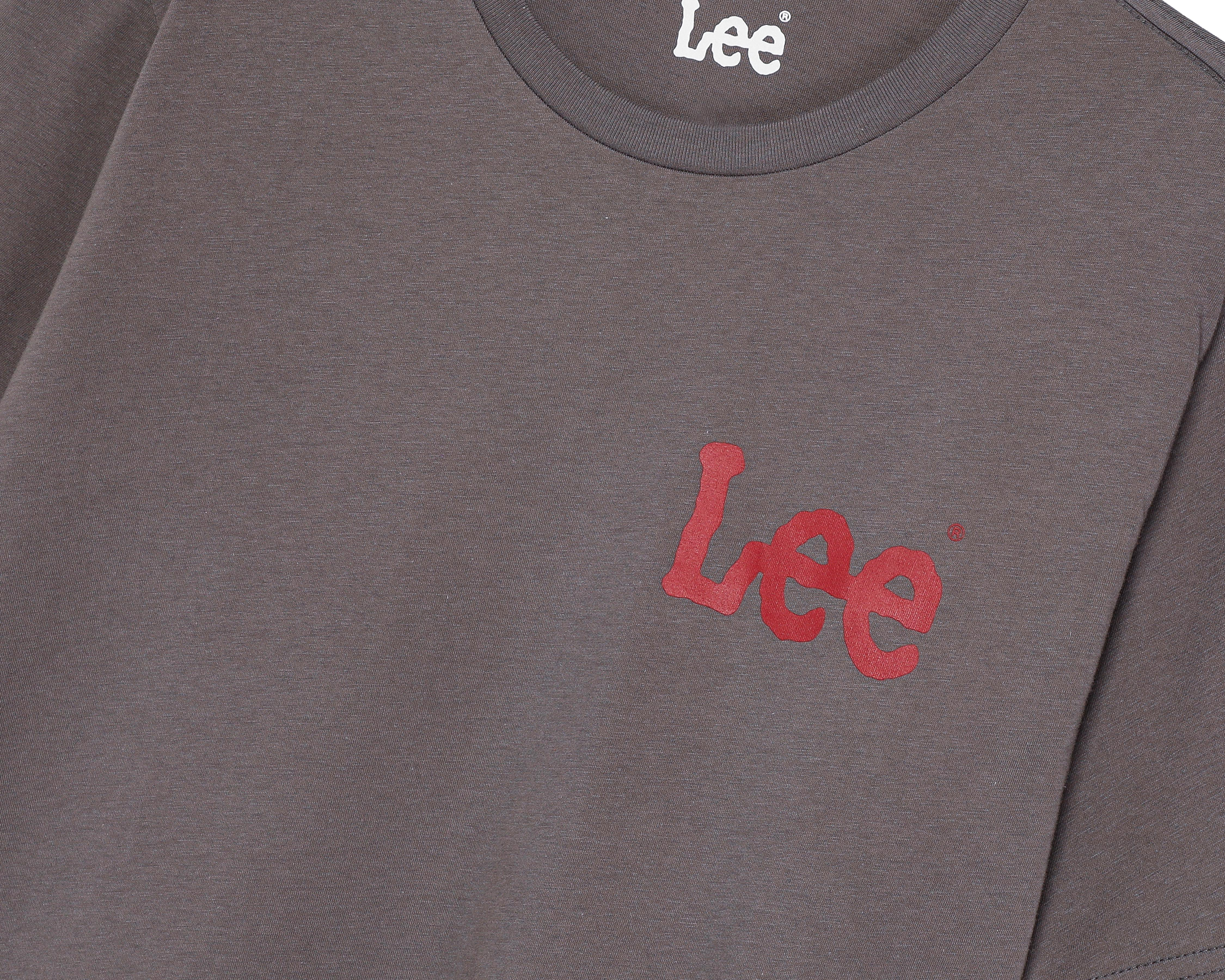 Foto 4 pulgar | Playera Lee Cuello Redondo